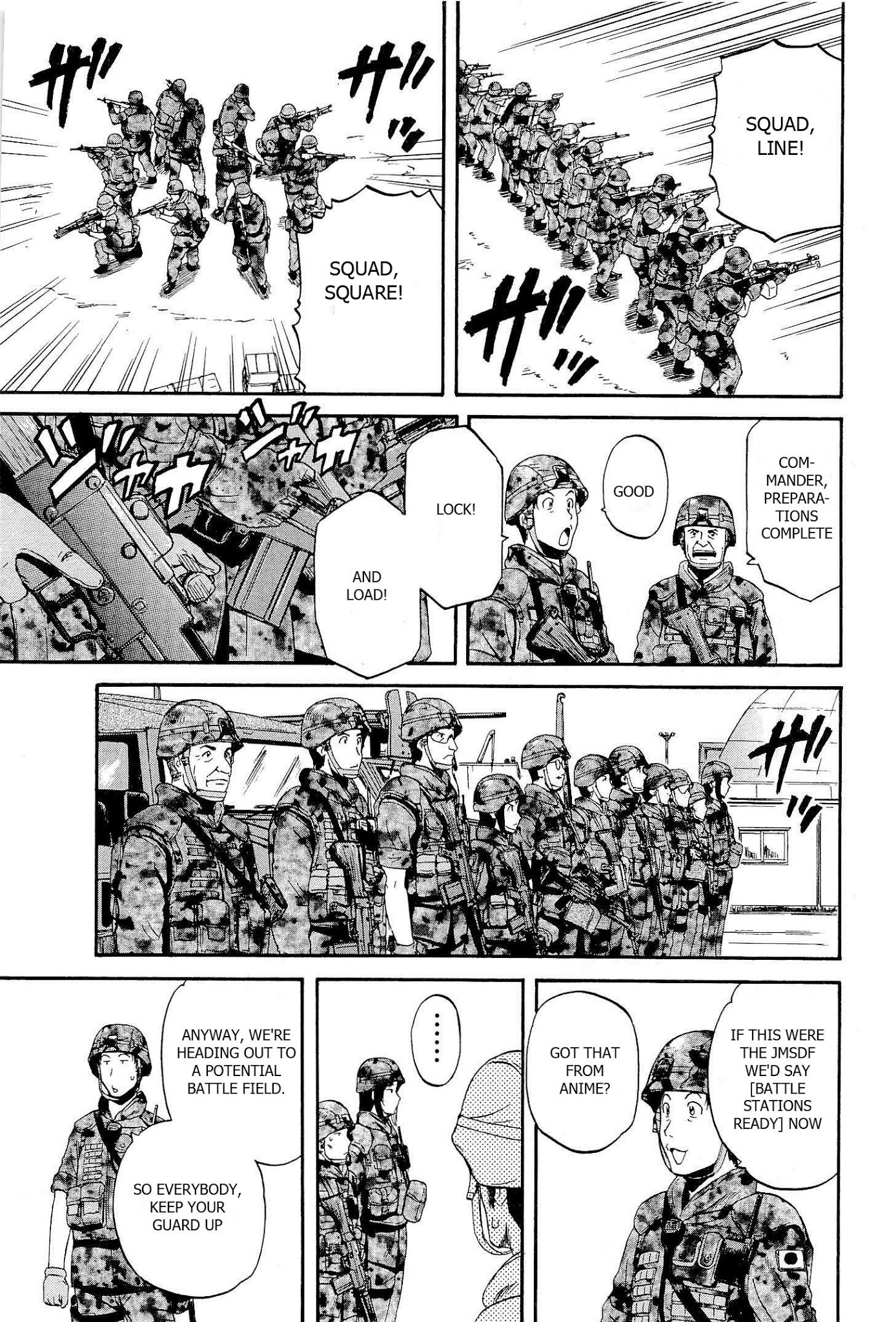 Gate – Jietai Kare no Chi nite, Kaku Tatakeri Chapter 8 - Page 6