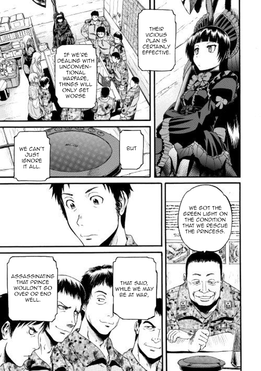 Gate – Jietai Kare no Chi nite, Kaku Tatakeri Chapter 83 - Page 9