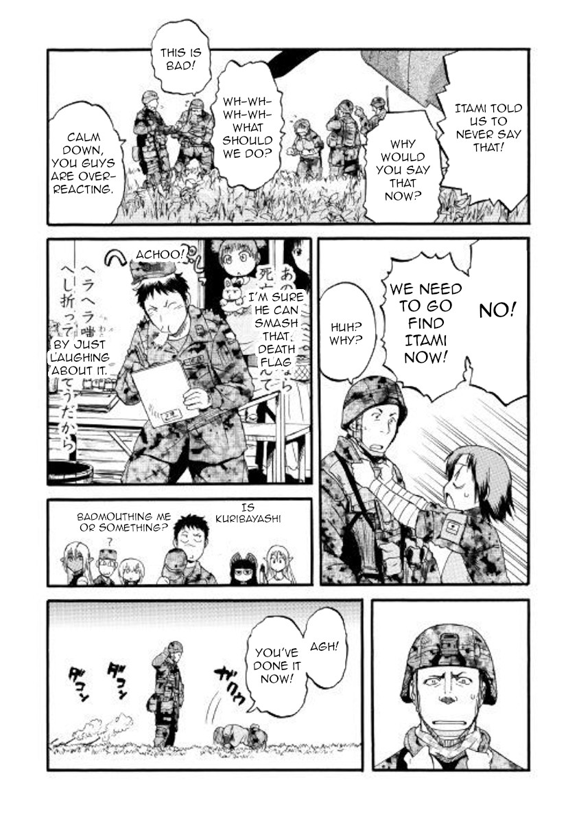 Gate – Jietai Kare no Chi nite, Kaku Tatakeri Chapter 89 - Page 34