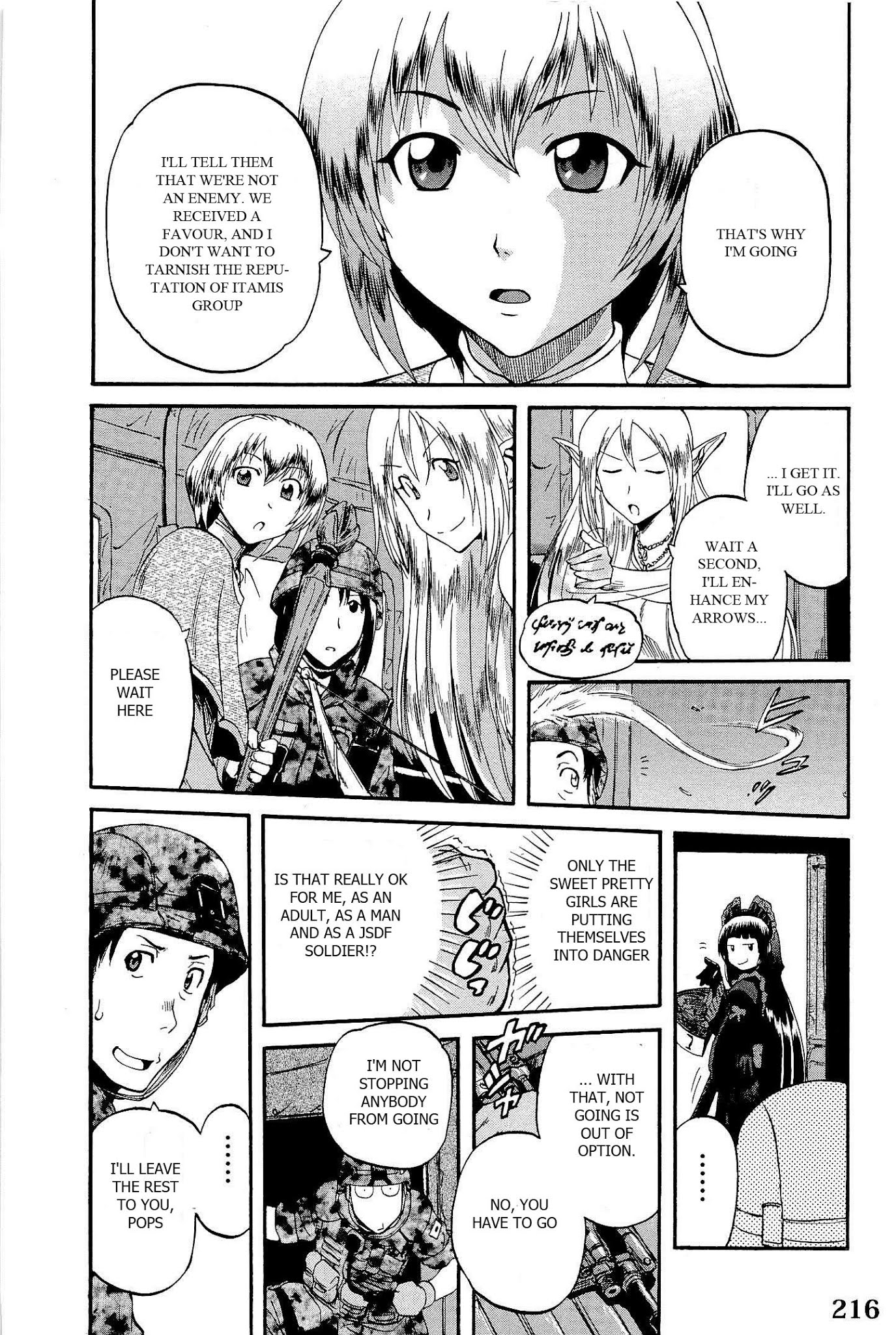 Gate – Jietai Kare no Chi nite, Kaku Tatakeri Chapter 9 - Page 24