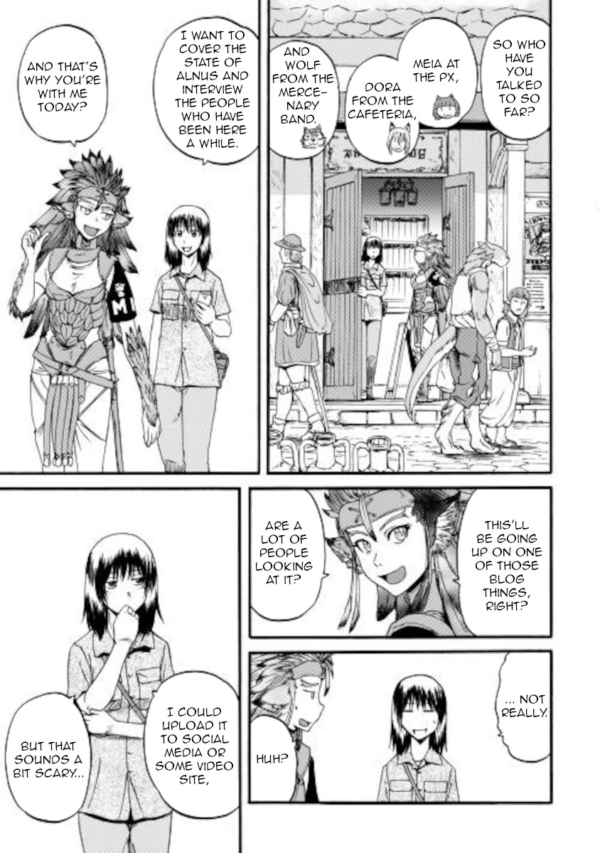 Gate – Jietai Kare no Chi nite, Kaku Tatakeri Chapter 99.5 - Page 3