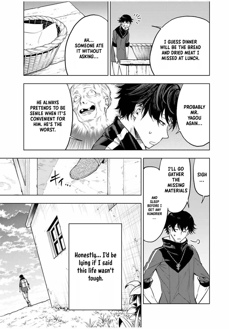 Genkai Shuuraku wo Datsu Mura Shita Renkinjutsushi, Tokai de “Saikyou” nano ga Bare Makuru. ~Rougai domo ni wa Iikagen Aiso ga Tsukimashita~ Chapter 1 - Page 13