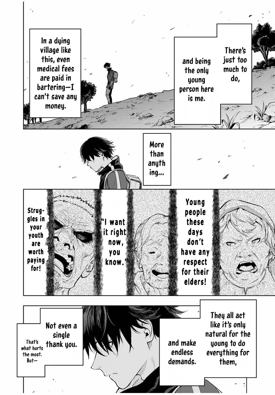 Genkai Shuuraku wo Datsu Mura Shita Renkinjutsushi, Tokai de “Saikyou” nano ga Bare Makuru. ~Rougai domo ni wa Iikagen Aiso ga Tsukimashita~ Chapter 1 - Page 14