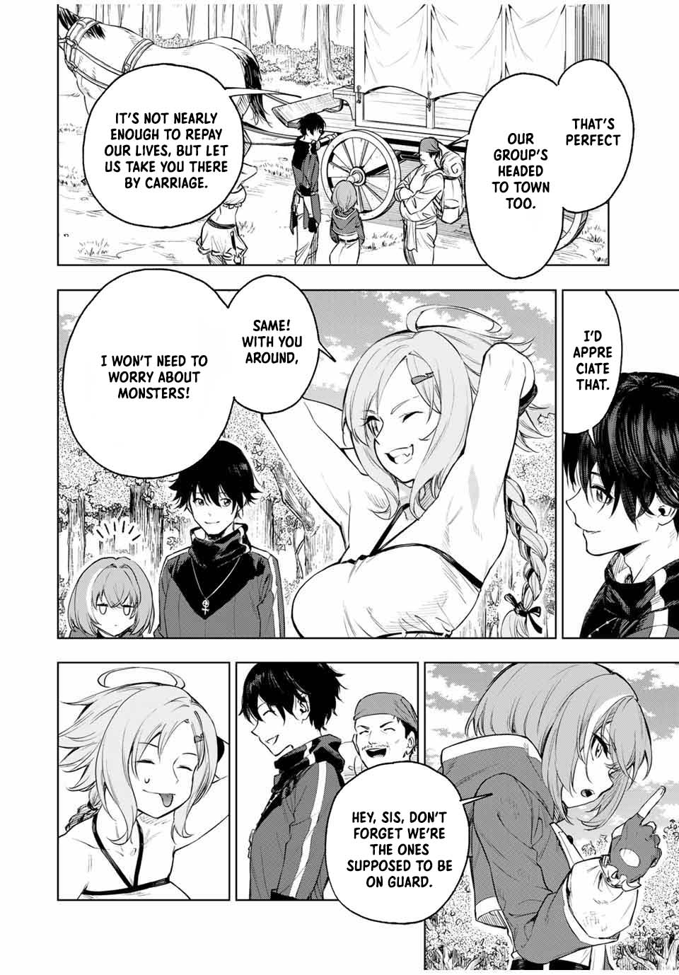 Genkai Shuuraku wo Datsu Mura Shita Renkinjutsushi, Tokai de “Saikyou” nano ga Bare Makuru. ~Rougai domo ni wa Iikagen Aiso ga Tsukimashita~ Chapter 1 - Page 56