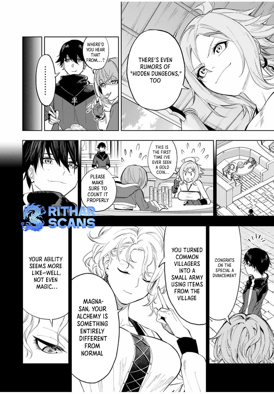 Genkai Shuuraku wo Datsu Mura Shita Renkinjutsushi, Tokai de “Saikyou” nano ga Bare Makuru. ~Rougai domo ni wa Iikagen Aiso ga Tsukimashita~ Chapter 5 - Page 10