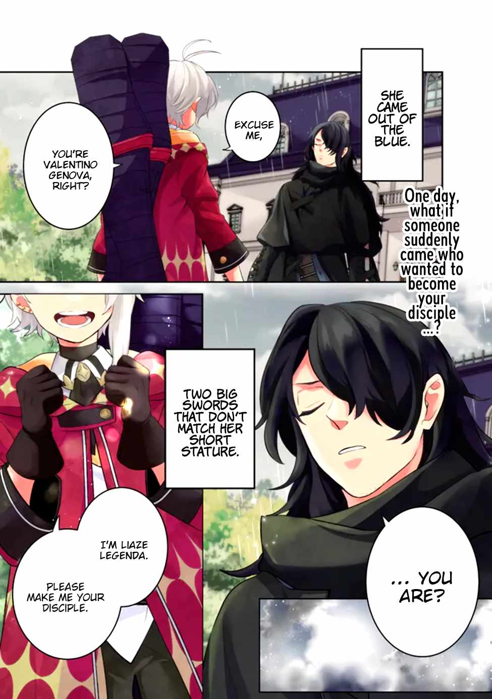 Genova no Deshi ~ 10 Byo Shika Tatakaenai Majutsushi, Nochi no Mao o Sodateru ~ Chapter 1 - Page 1