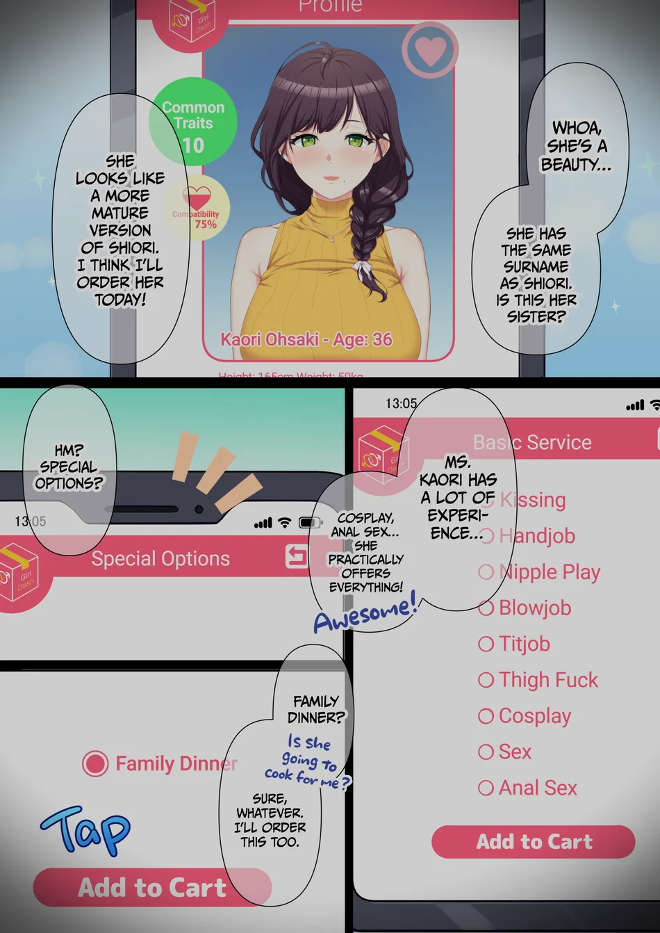 Girl Dash: Family Dinner Chapter 1 - Page 63