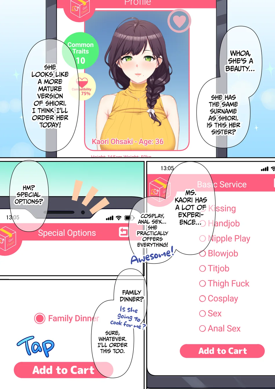 Girl Dash: Family Dinner Chapter 1 - Page 9