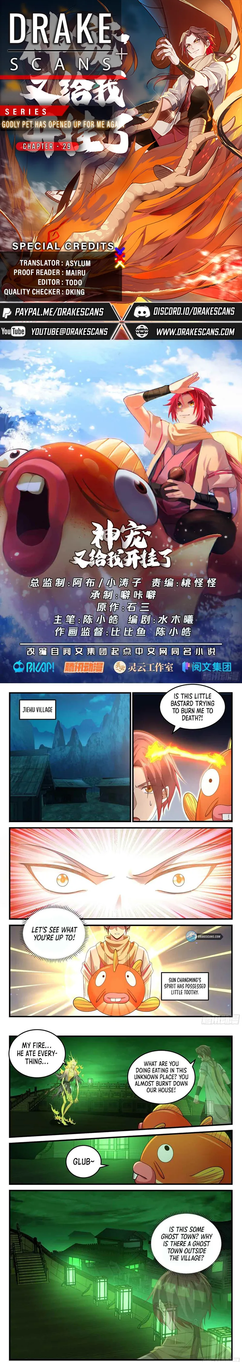 Godly Pet Has Opened Up for Me Again Chapter 29 - Page 0