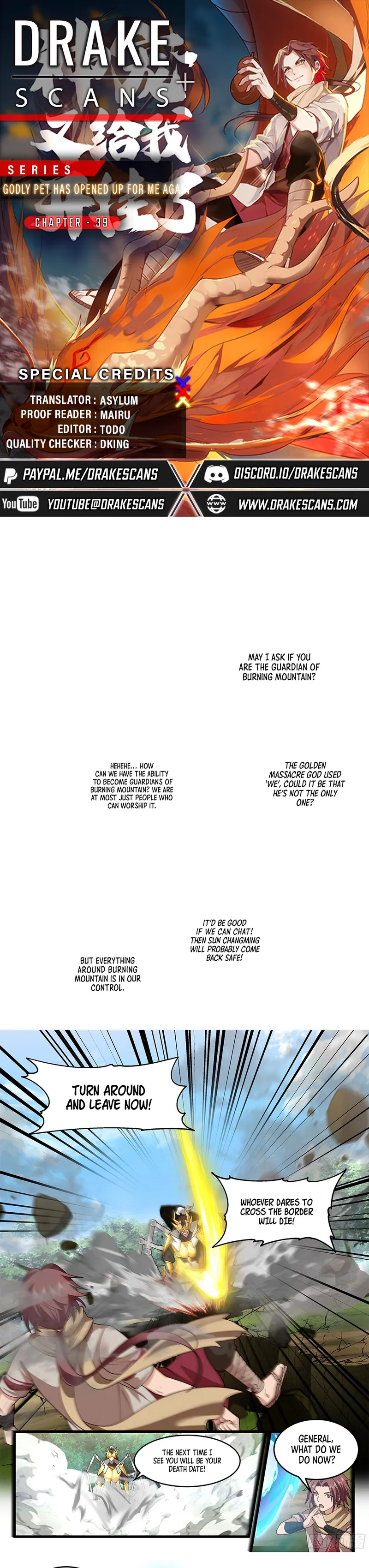 Godly Pet Has Opened Up for Me Again Chapter 39 - Page 0