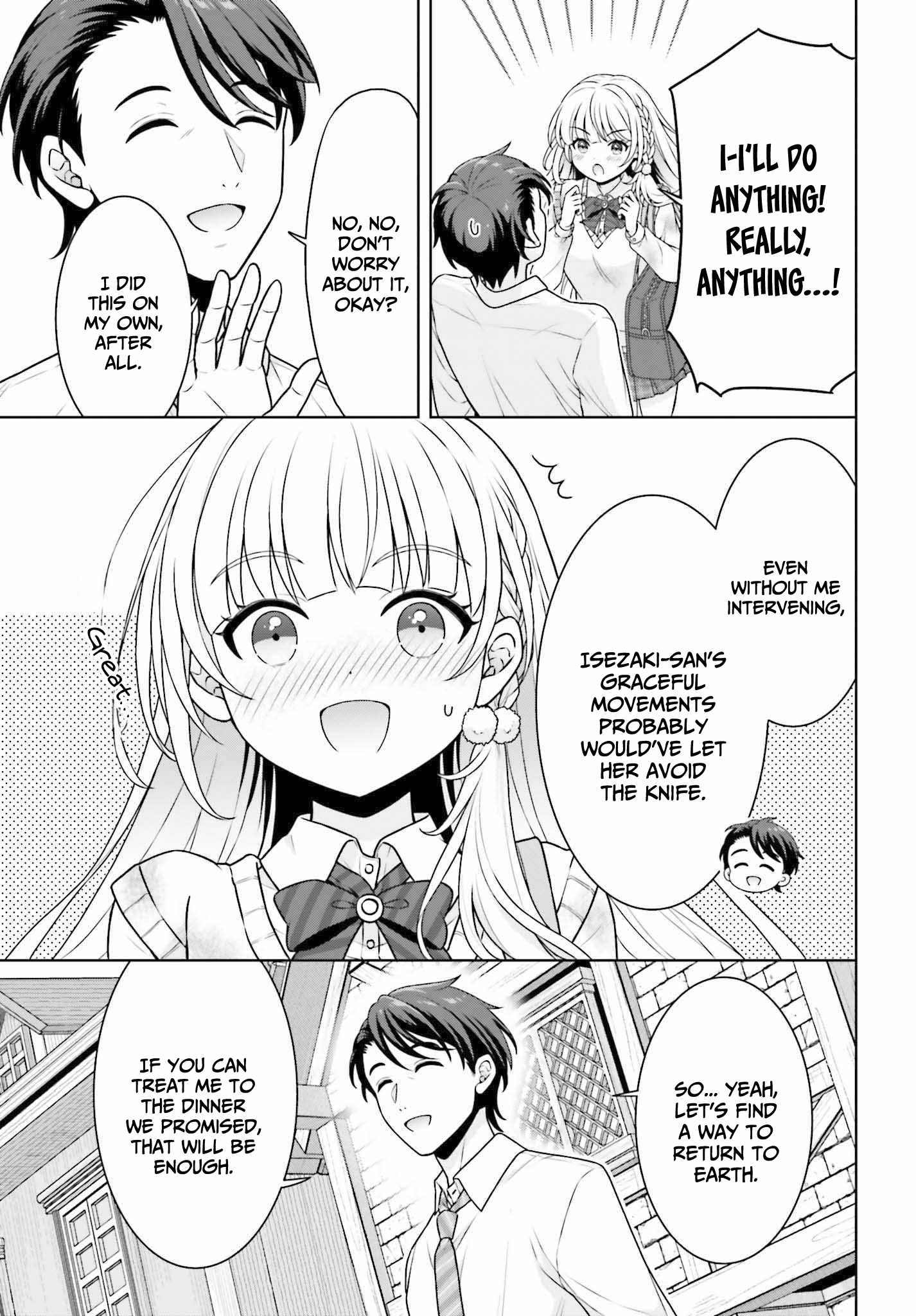 Gokinjo JK Isezaki-san wa Isekaigaeri no Daiseijo Chapter 2 - Page 14