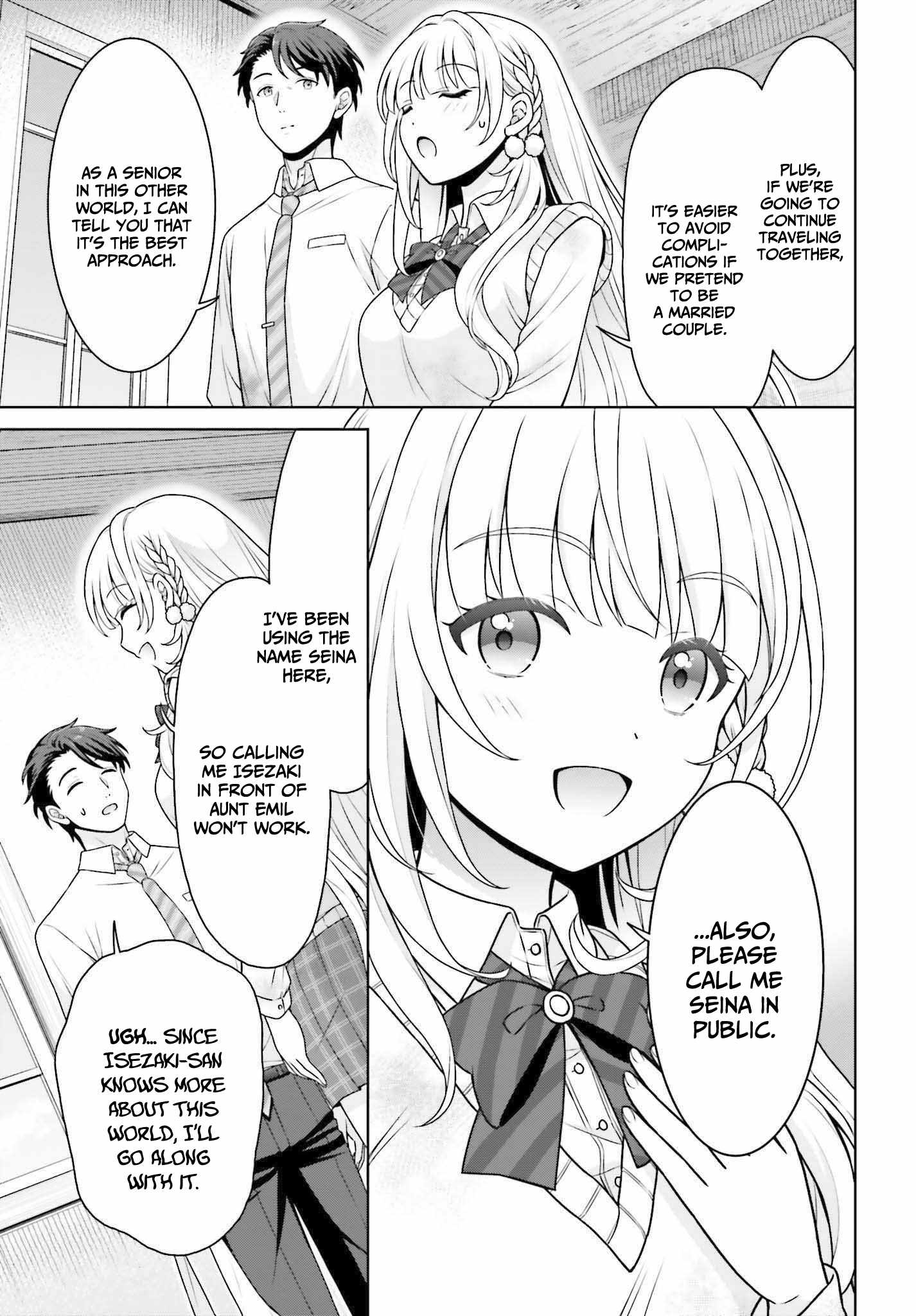 Gokinjo JK Isezaki-san wa Isekaigaeri no Daiseijo Chapter 2 - Page 24