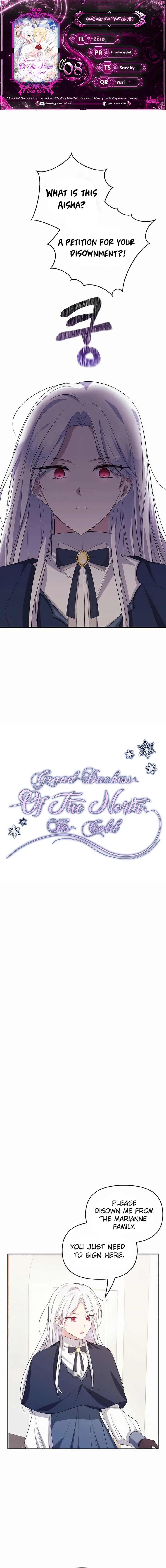 Grand Duke, I Can’t Do It Because It’s Too Cold in the North Chapter 8 - Page 1