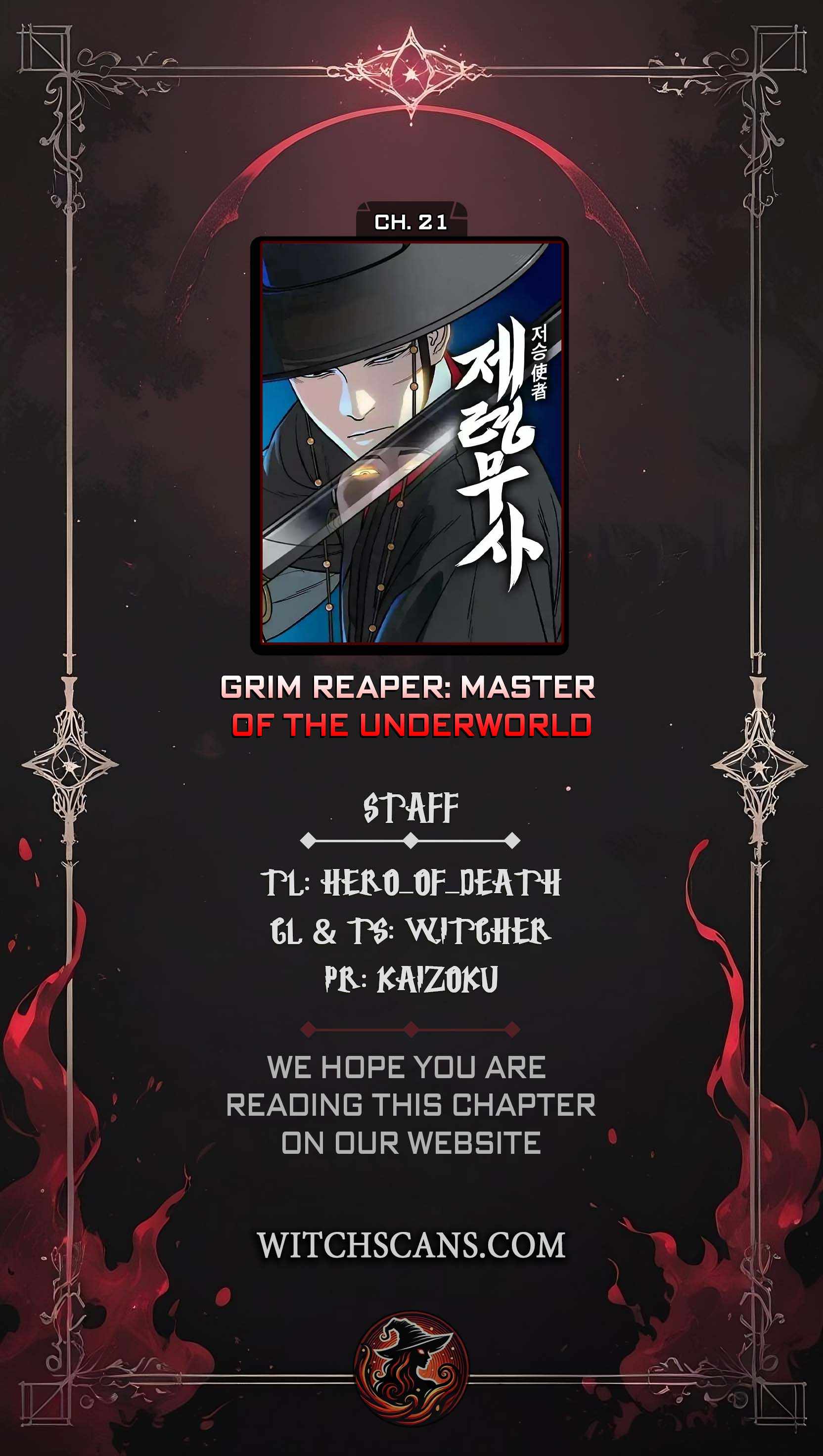 Grim Reaper: Master of the Underworld Chapter 21 - Page 0