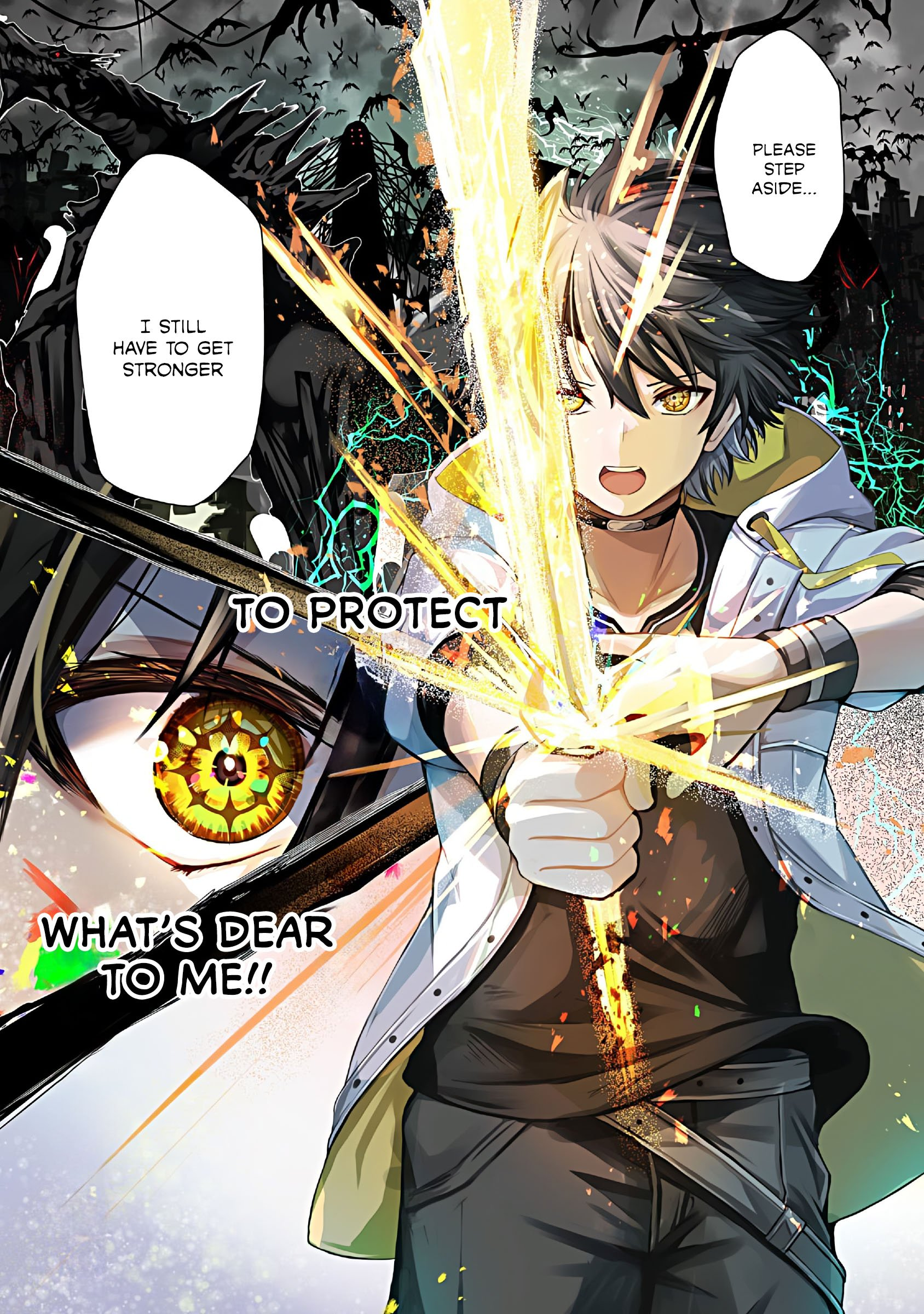 Hai no Sekai wa Kami no Me de irodzuku ~Ore dake mieru Status de, Saijaku kara Saikyou e kakeagaru~ Chapter 1 - Page 1