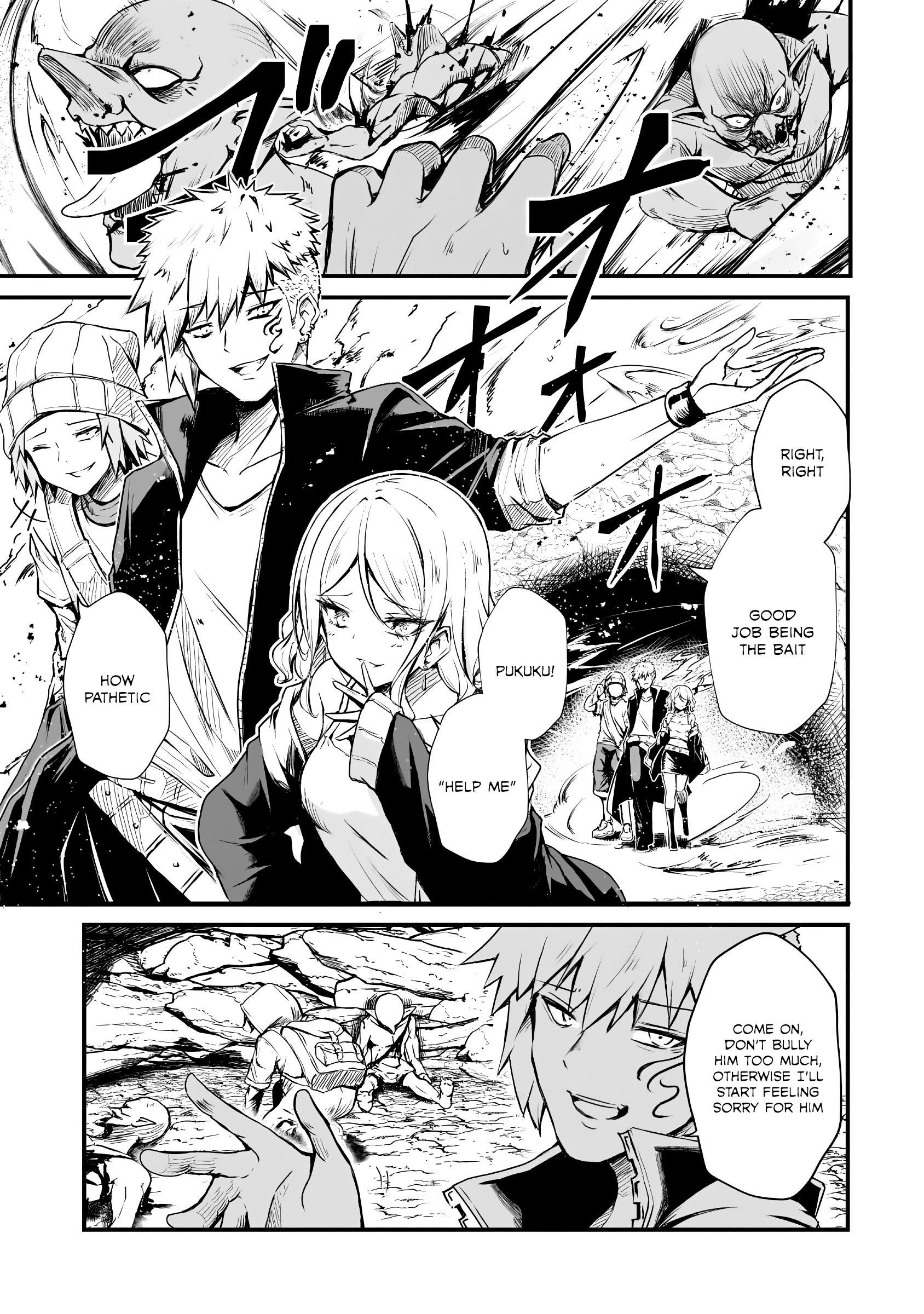 Hai no Sekai wa Kami no Me de irodzuku ~Ore dake mieru Status de, Saijaku kara Saikyou e kakeagaru~ Chapter 1 - Page 6