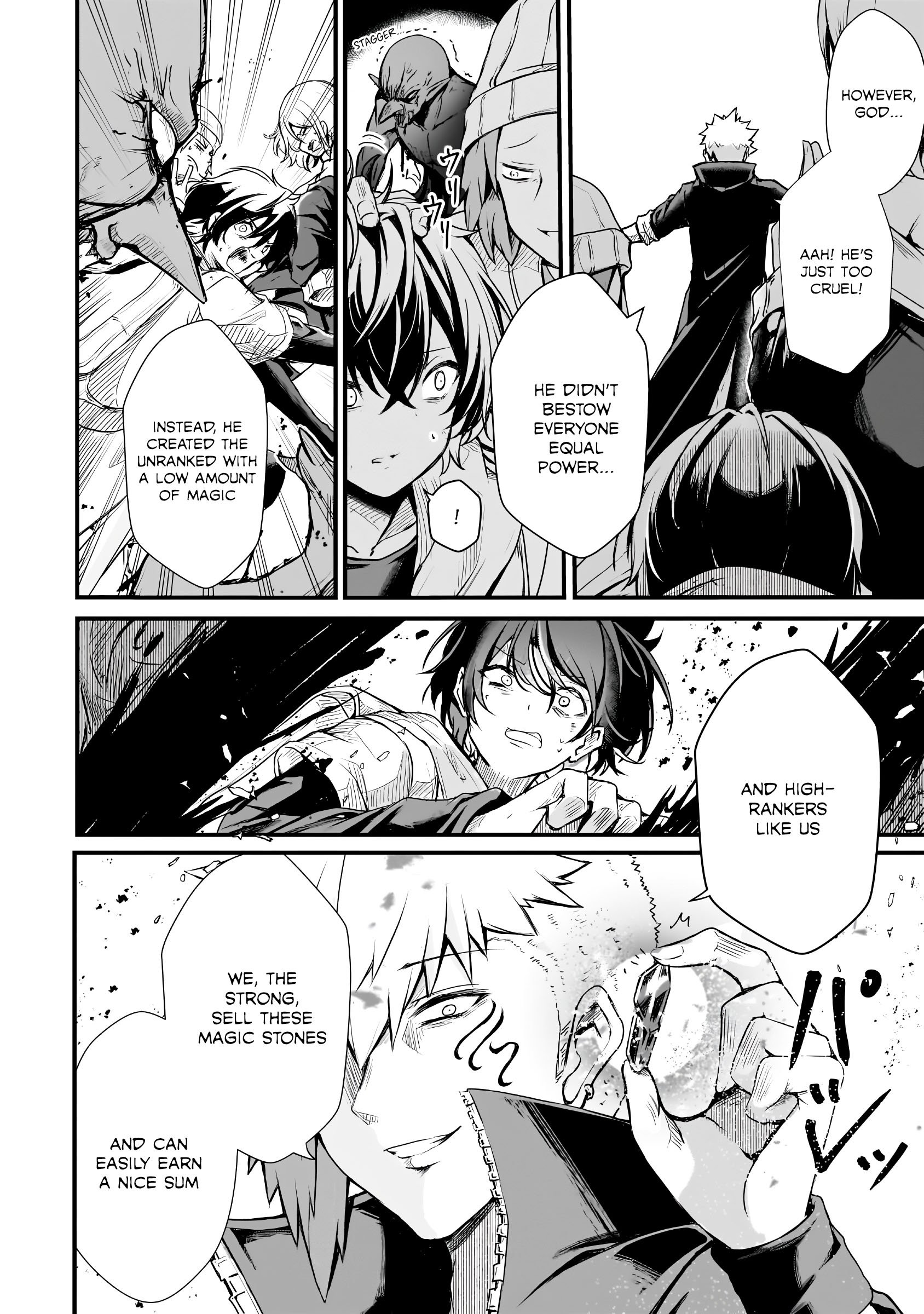 Hai no Sekai wa Kami no Me de irodzuku ~Ore dake mieru Status de, Saijaku kara Saikyou e kakeagaru~ Chapter 1 - Page 9