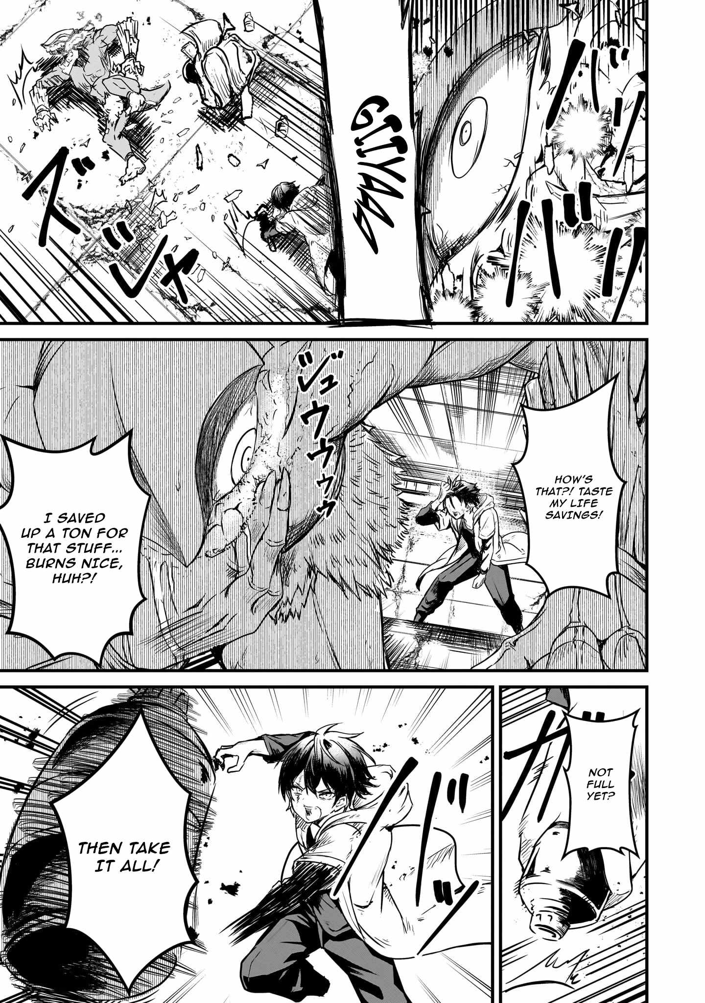 Hai no Sekai wa Kami no Me de irodzuku ~Ore dake mieru Status de, Saijaku kara Saikyou e kakeagaru~ Chapter 2 - Page 33