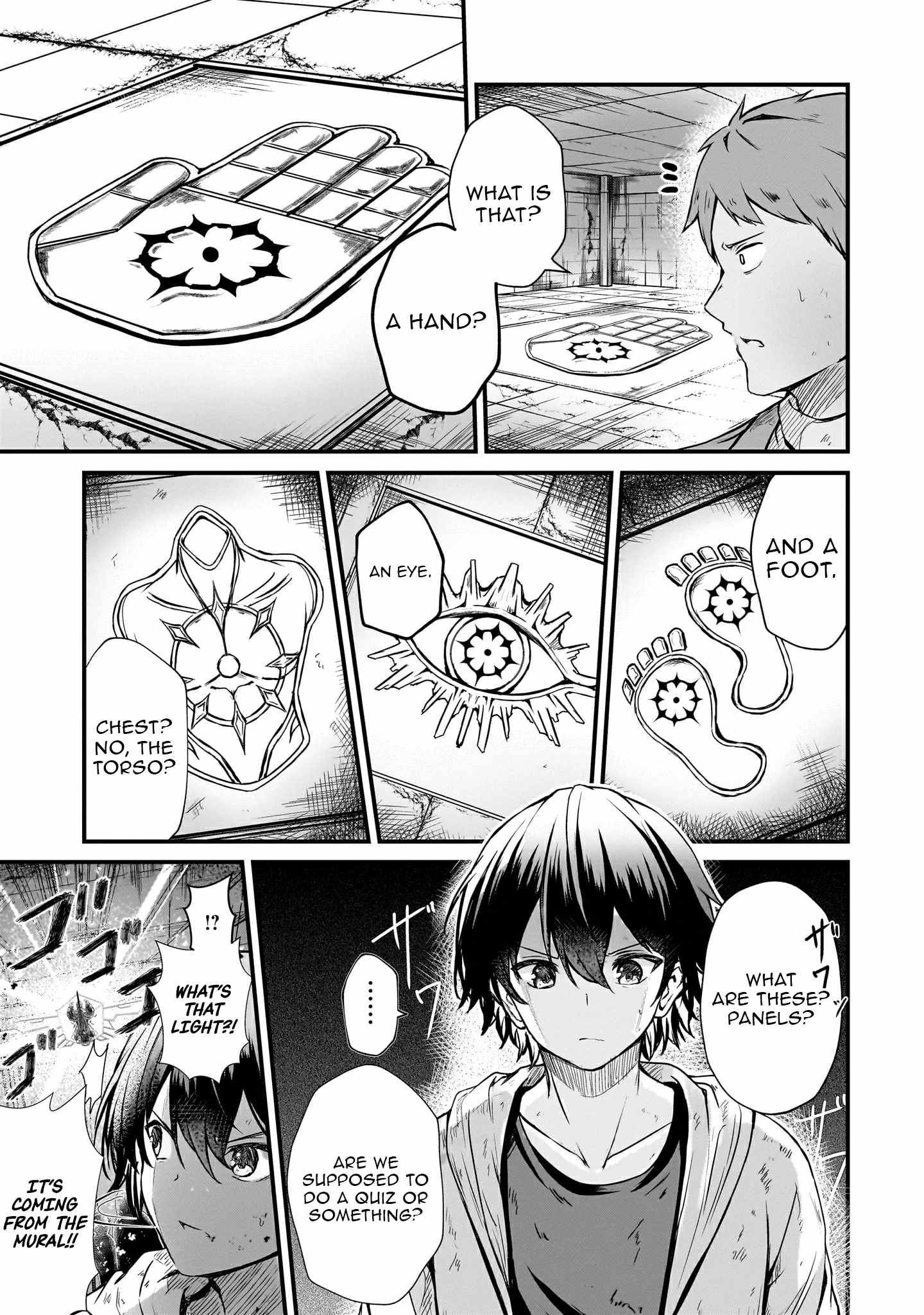 Hai no Sekai wa Kami no Me de irodzuku ~Ore dake mieru Status de, Saijaku kara Saikyou e kakeagaru~ Chapter 3 - Page 3