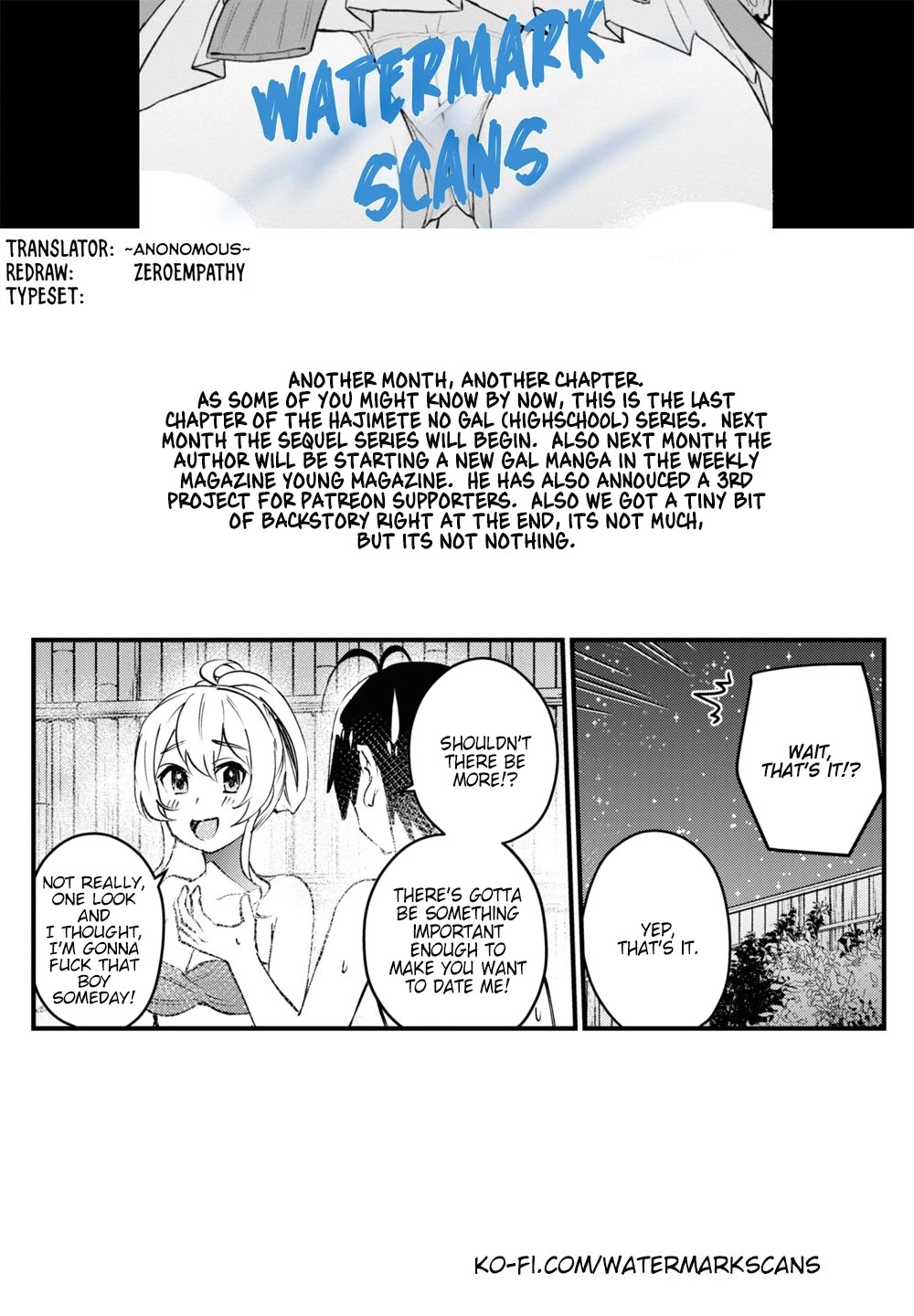 Hajimete no Gal Chapter 126 - Page 24