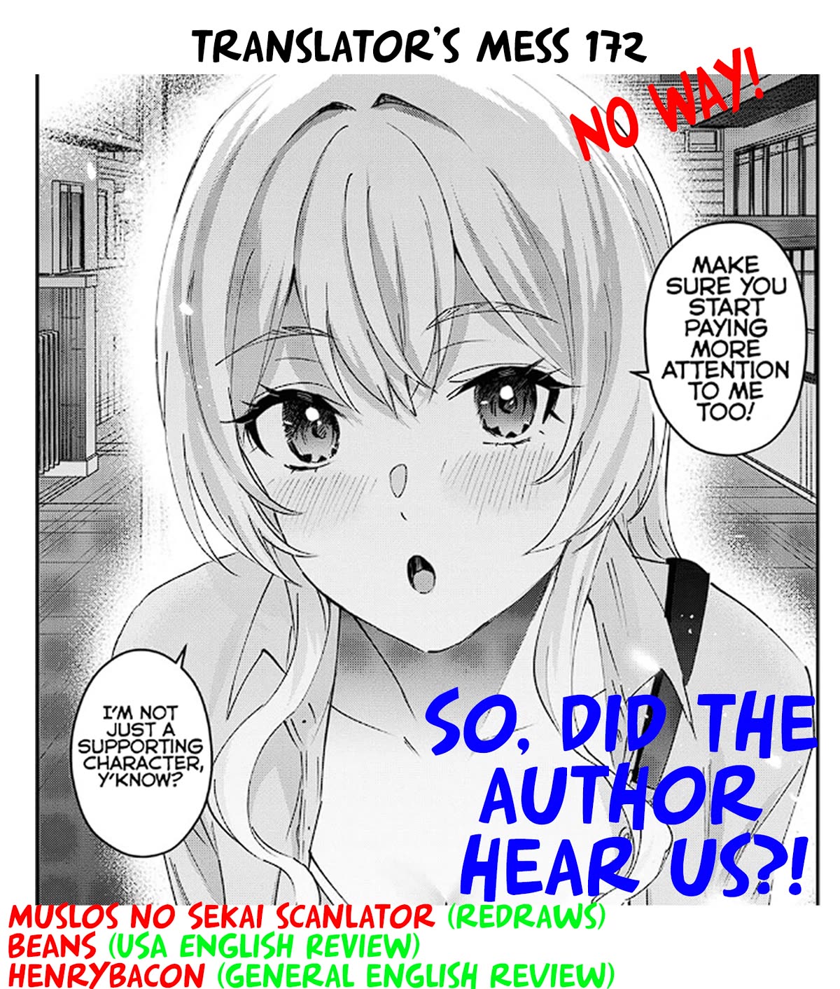 Hajimete no Gal Chapter 172 - Page 13