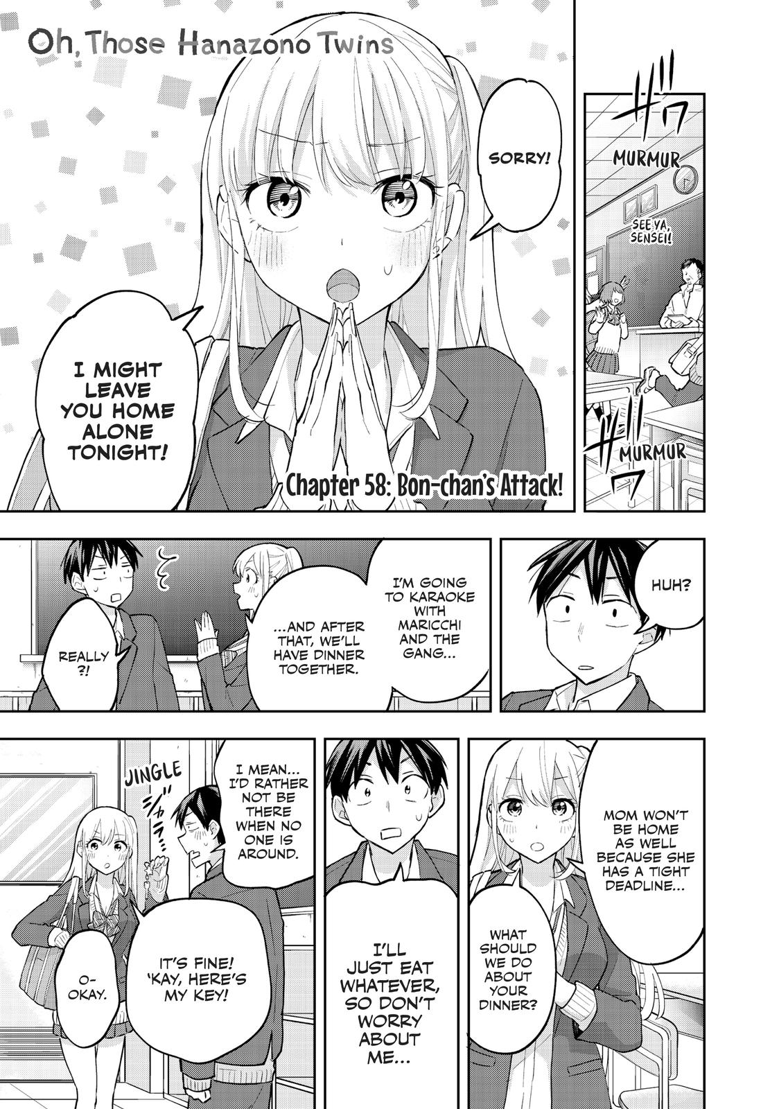 Hanazono Twins Chapter 58 - Page 1