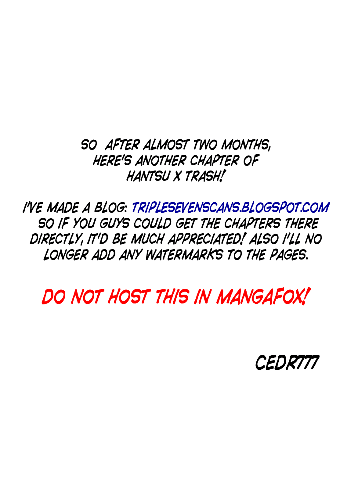Hantsu x Trash Chapter 32 - Page 2