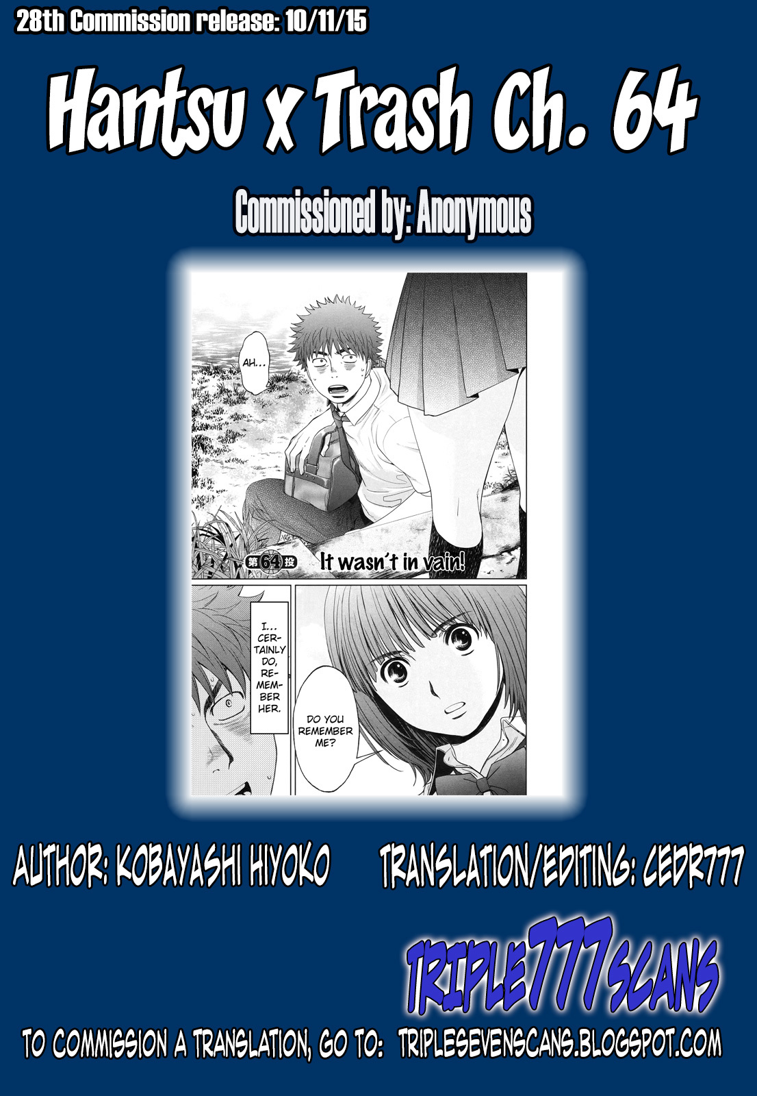 Hantsu x Trash Chapter 64 - Page 22