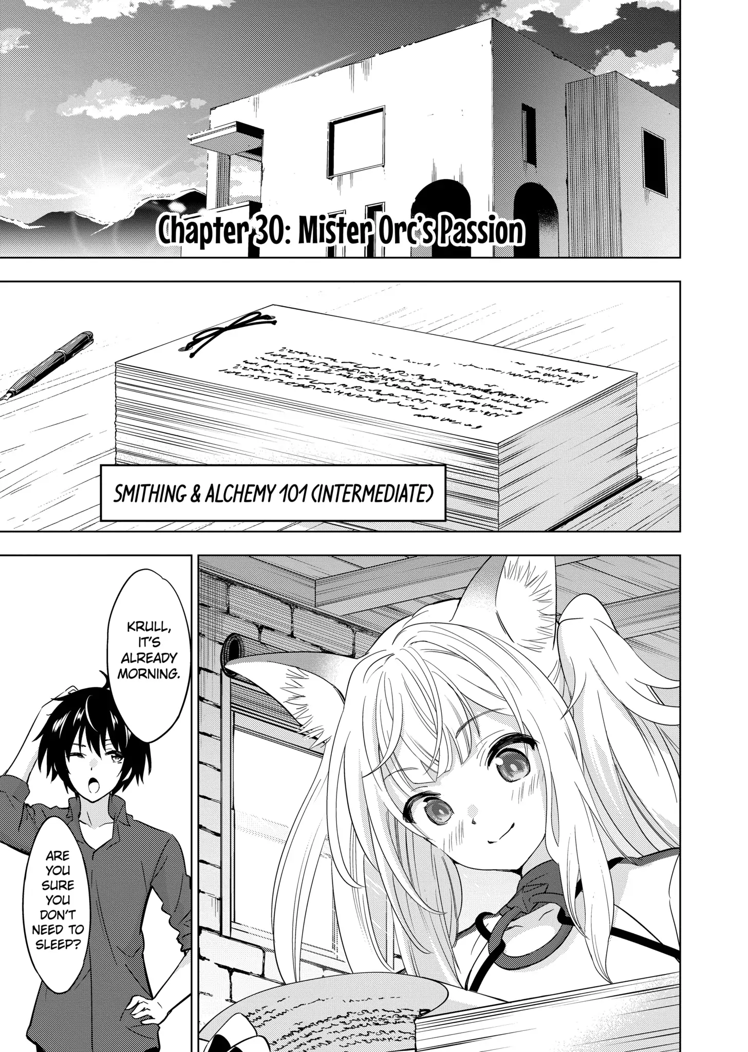 Happy Harem Making with the Mightiest Orc! Chapter 30 - Page 1