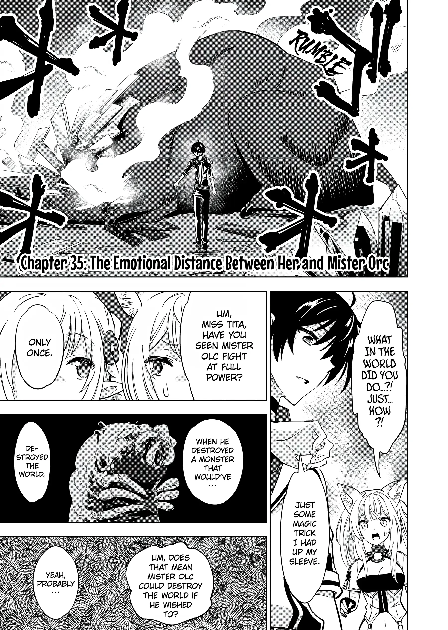 Happy Harem Making with the Mightiest Orc! Chapter 35 - Page 1