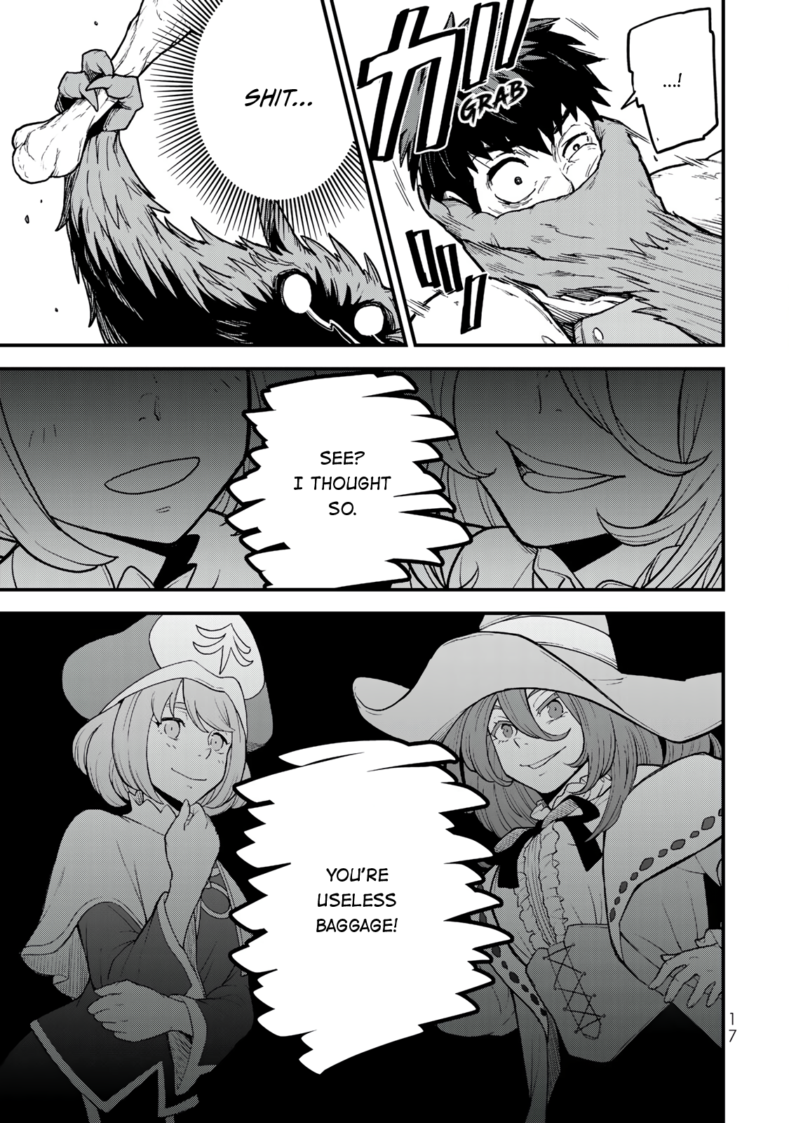 Hazure Skill Level Up no Sei de Party wo Tsuihou Sareta Shounen wa, Level wo Agete Butsuri de Naguru Chapter 1 - Page 17
