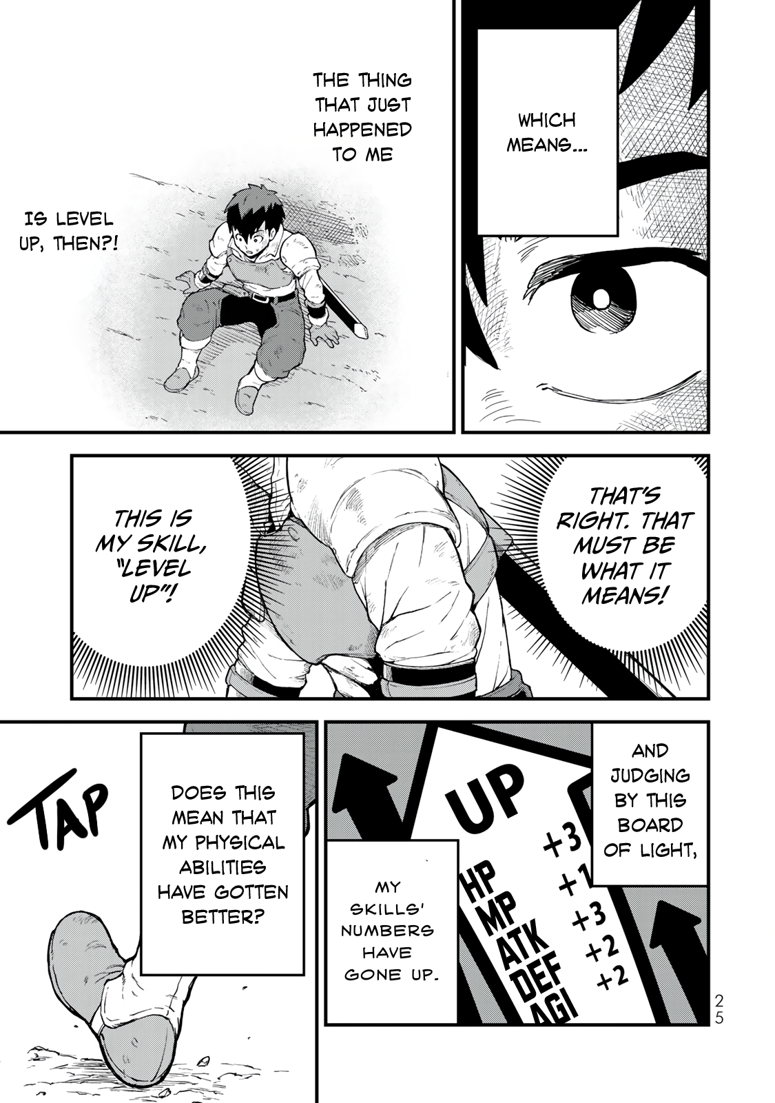 Hazure Skill Level Up no Sei de Party wo Tsuihou Sareta Shounen wa, Level wo Agete Butsuri de Naguru Chapter 1 - Page 25