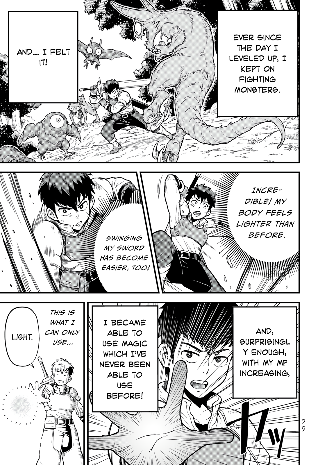 Hazure Skill Level Up no Sei de Party wo Tsuihou Sareta Shounen wa, Level wo Agete Butsuri de Naguru Chapter 1 - Page 29