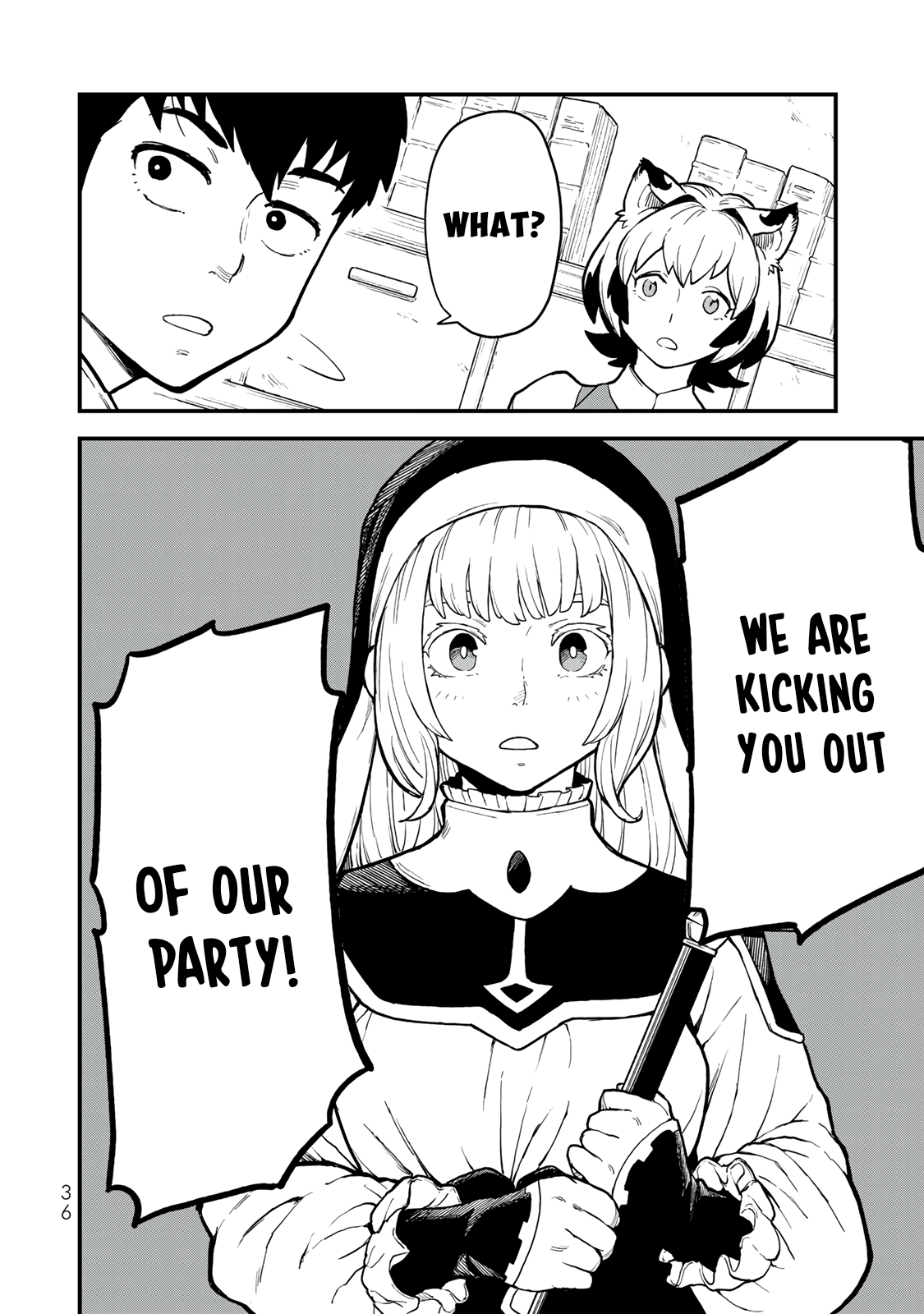 Hazure Skill Level Up no Sei de Party wo Tsuihou Sareta Shounen wa, Level wo Agete Butsuri de Naguru Chapter 1 - Page 36