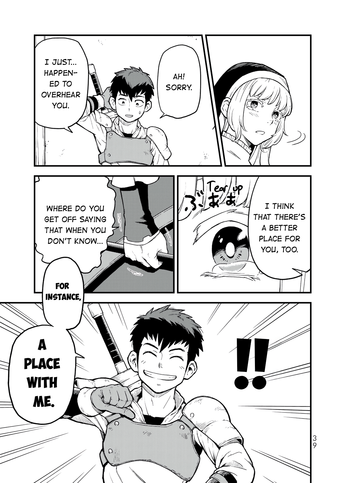 Hazure Skill Level Up no Sei de Party wo Tsuihou Sareta Shounen wa, Level wo Agete Butsuri de Naguru Chapter 1 - Page 39