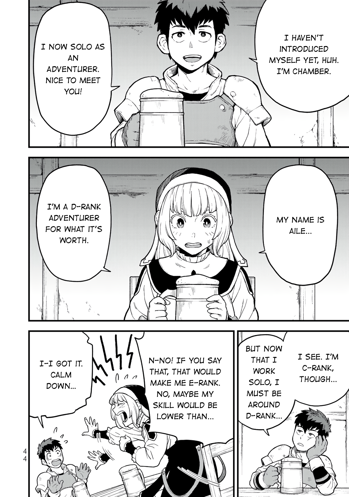 Hazure Skill Level Up no Sei de Party wo Tsuihou Sareta Shounen wa, Level wo Agete Butsuri de Naguru Chapter 1 - Page 44