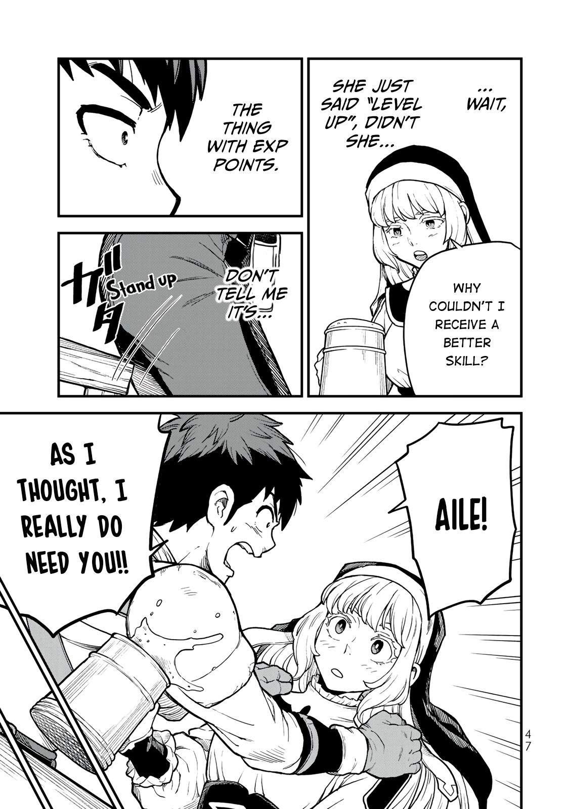 Hazure Skill Level Up no Sei de Party wo Tsuihou Sareta Shounen wa, Level wo Agete Butsuri de Naguru Chapter 1 - Page 47
