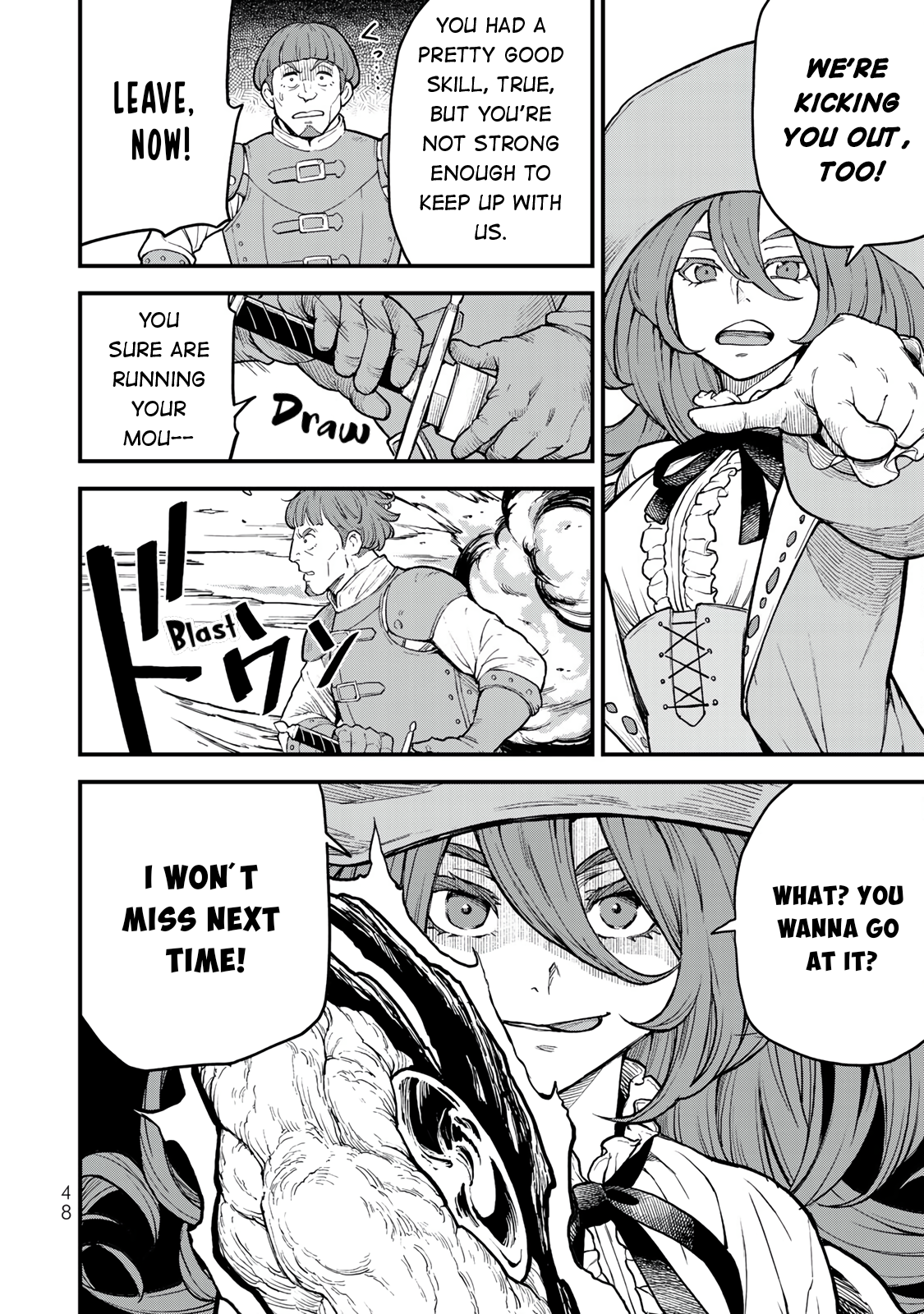 Hazure Skill Level Up no Sei de Party wo Tsuihou Sareta Shounen wa, Level wo Agete Butsuri de Naguru Chapter 1 - Page 48