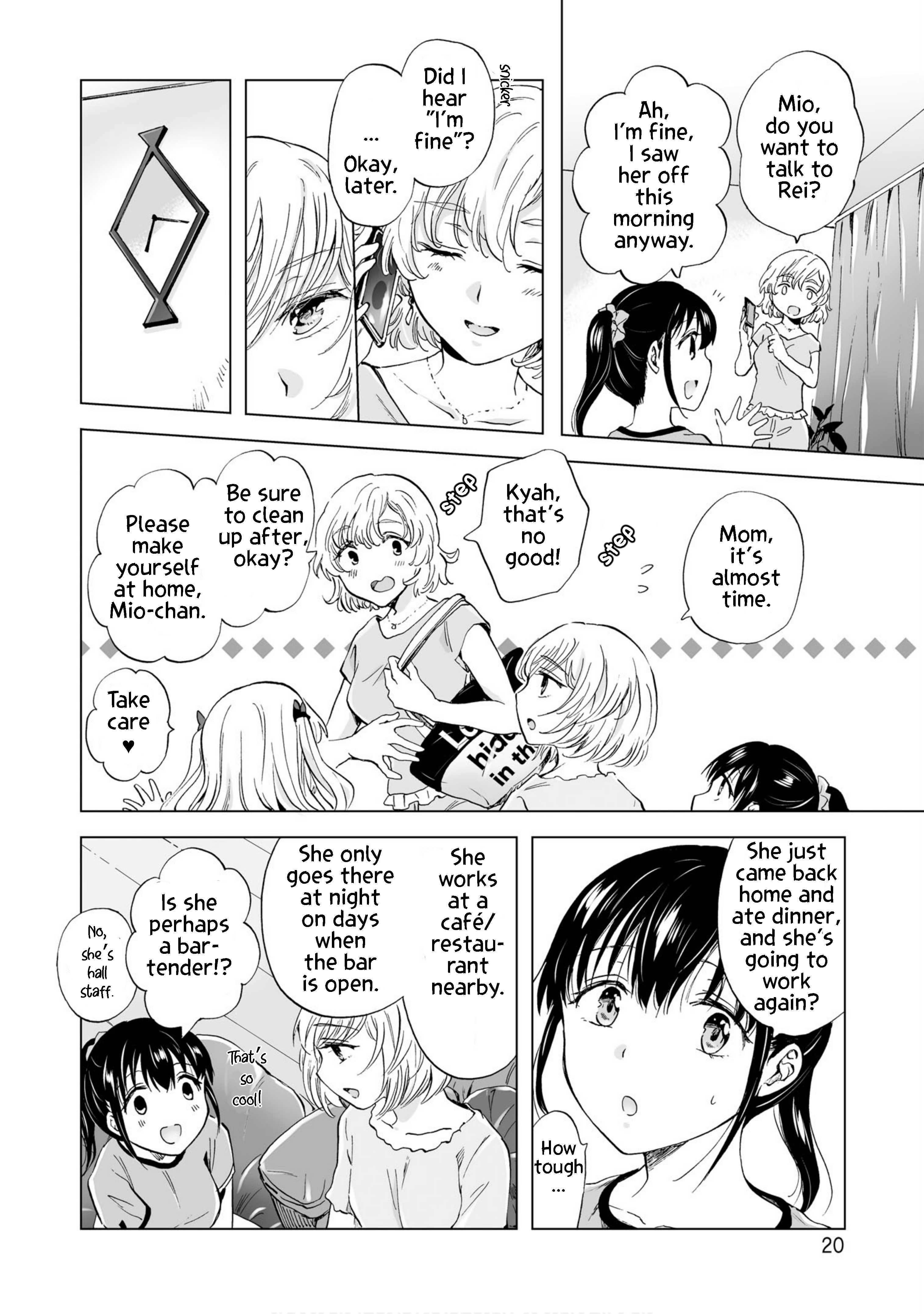 Hearts of Two Girls Will Be Connect, Only by Their Painful Acts Chapter 1 - Page 20