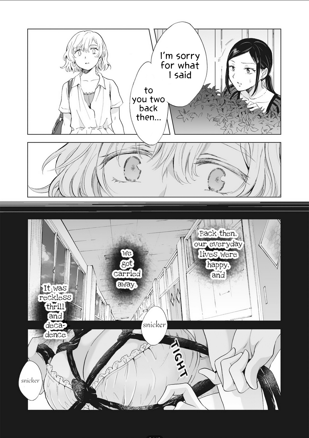 Hearts of Two Girls Will Be Connect, Only by Their Painful Acts Chapter 12 - Page 33
