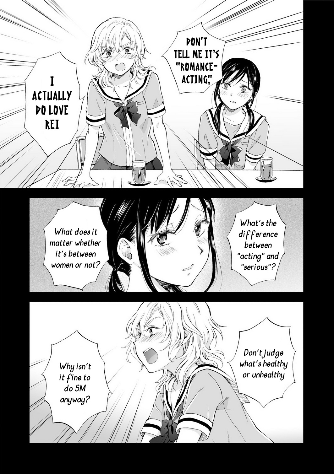 Hearts of Two Girls Will Be Connect, Only by Their Painful Acts Chapter 12 - Page 36