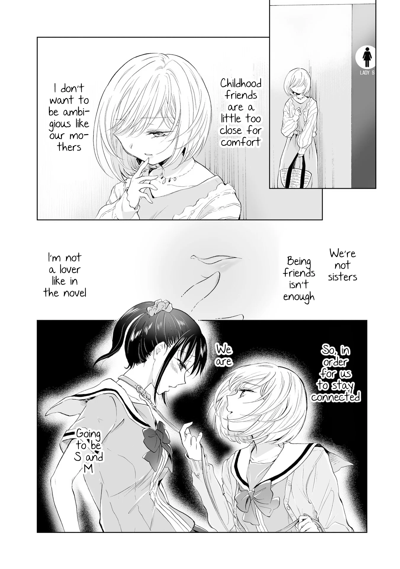 Hearts of Two Girls Will Be Connect, Only by Their Painful Acts Chapter 14.2 - Page 32