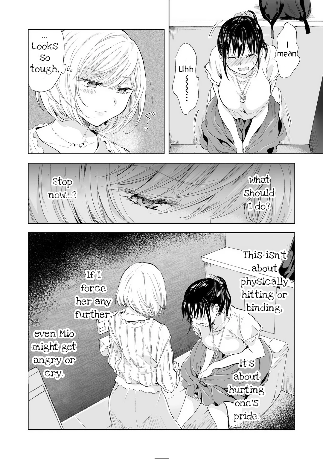 Hearts of Two Girls Will Be Connect, Only by Their Painful Acts Chapter 14 - Page 14