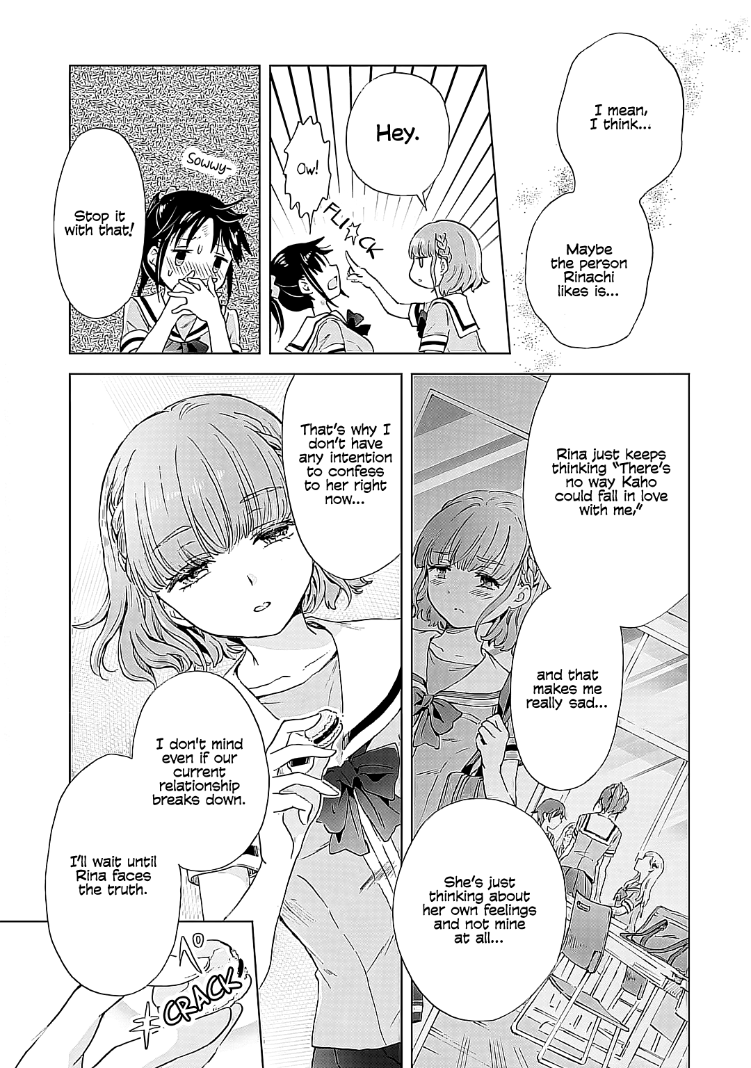 Hearts of Two Girls Will Be Connect, Only by Their Painful Acts Chapter 17 - Page 11