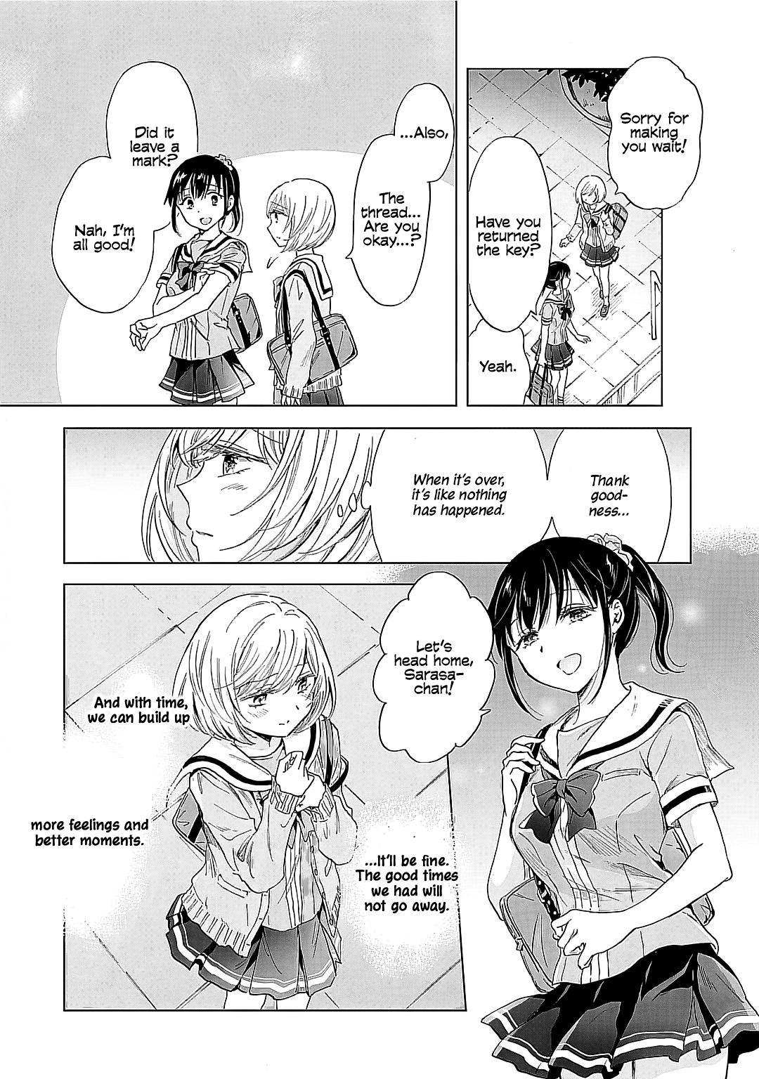 Hearts of Two Girls Will Be Connect, Only by Their Painful Acts Chapter 19 - Page 38