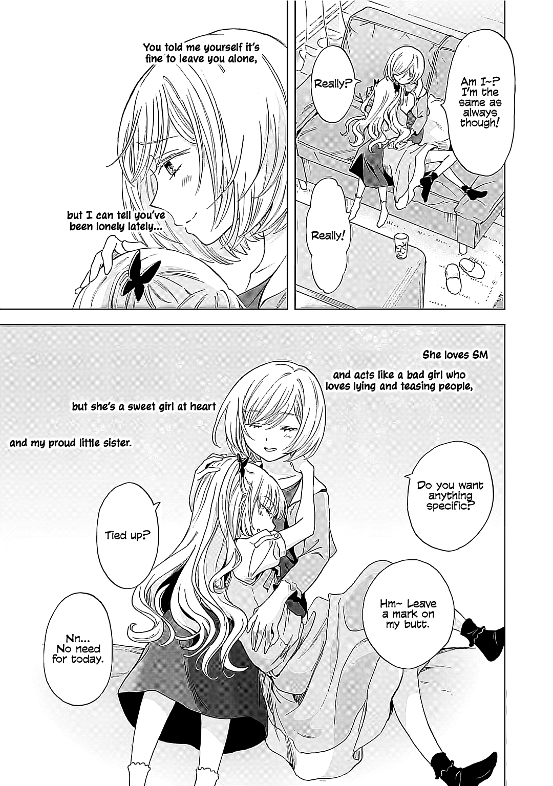 Hearts of Two Girls Will Be Connect, Only by Their Painful Acts Chapter 20 - Page 12