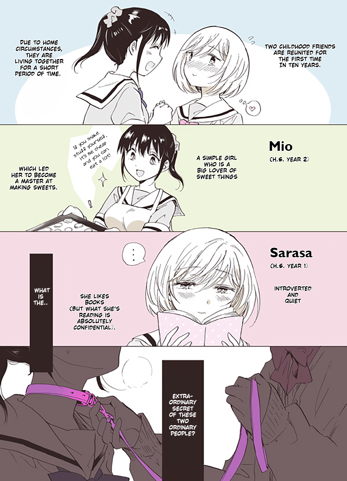 Hearts of Two Girls Will Be Connect, Only by Their Painful Acts Chapter 6.1 - Page 1