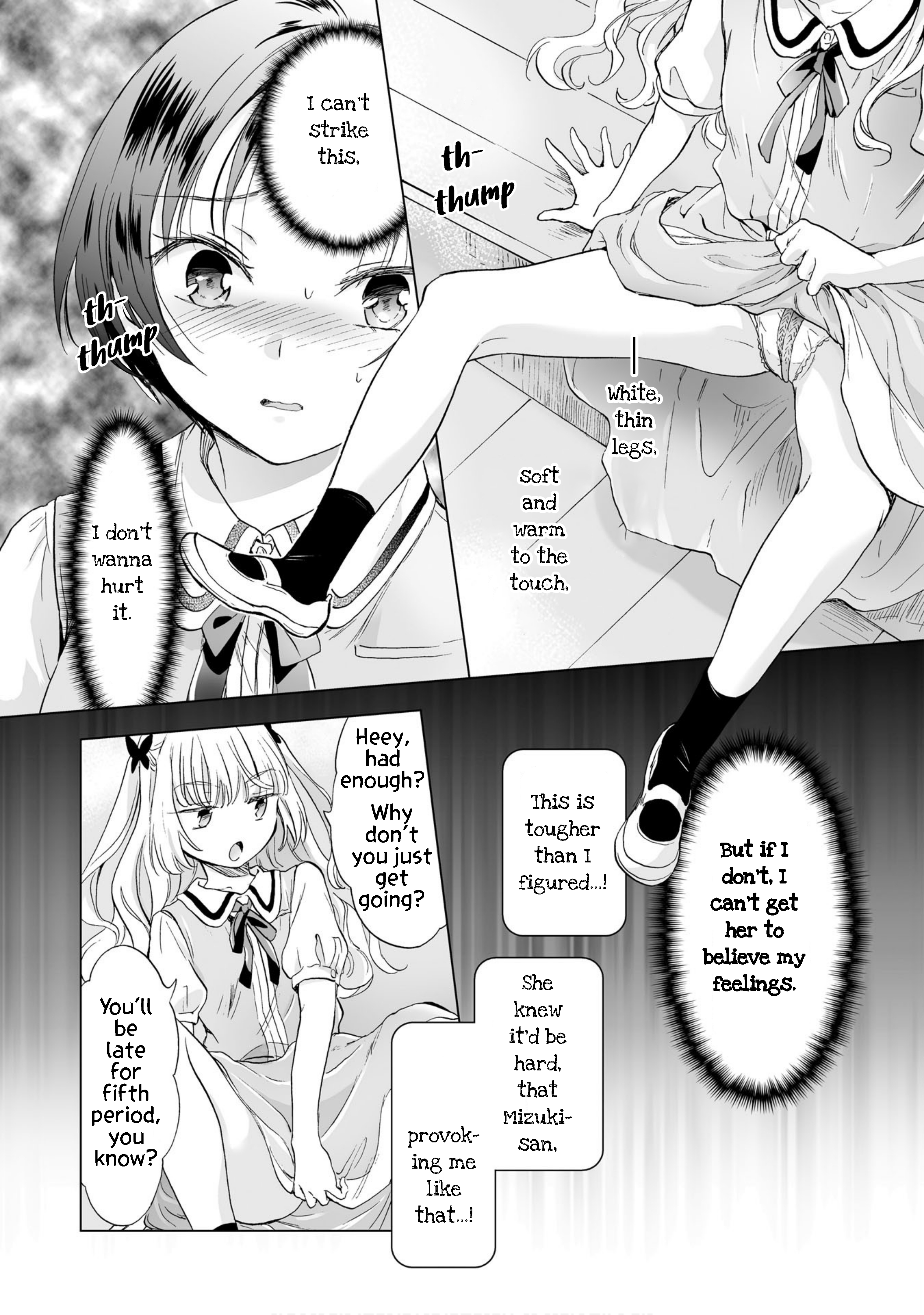 Hearts of Two Girls Will Be Connect, Only by Their Painful Acts Chapter 6 - Page 9