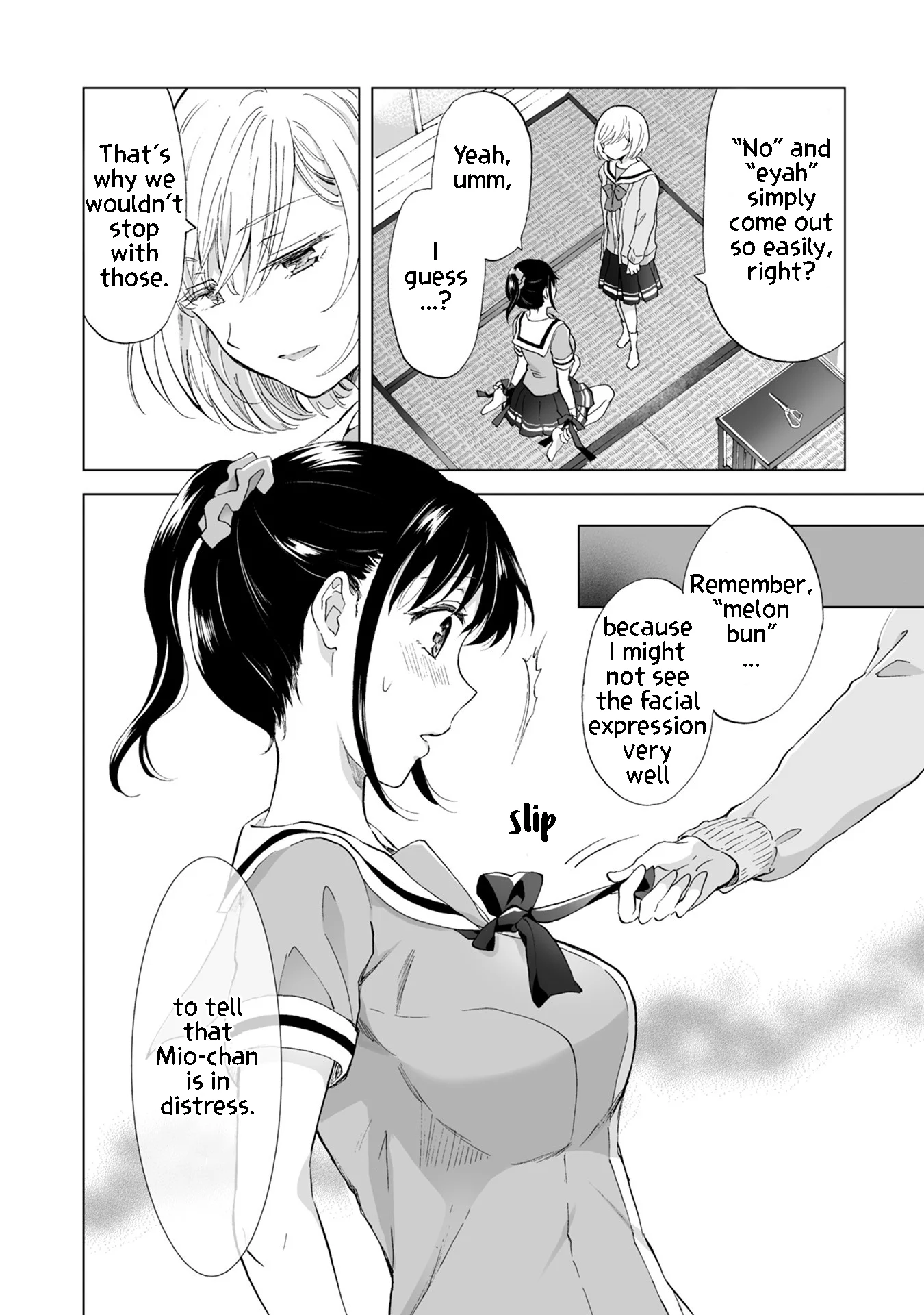 Hearts of Two Girls Will Be Connect, Only by Their Painful Acts Chapter 8 - Page 2