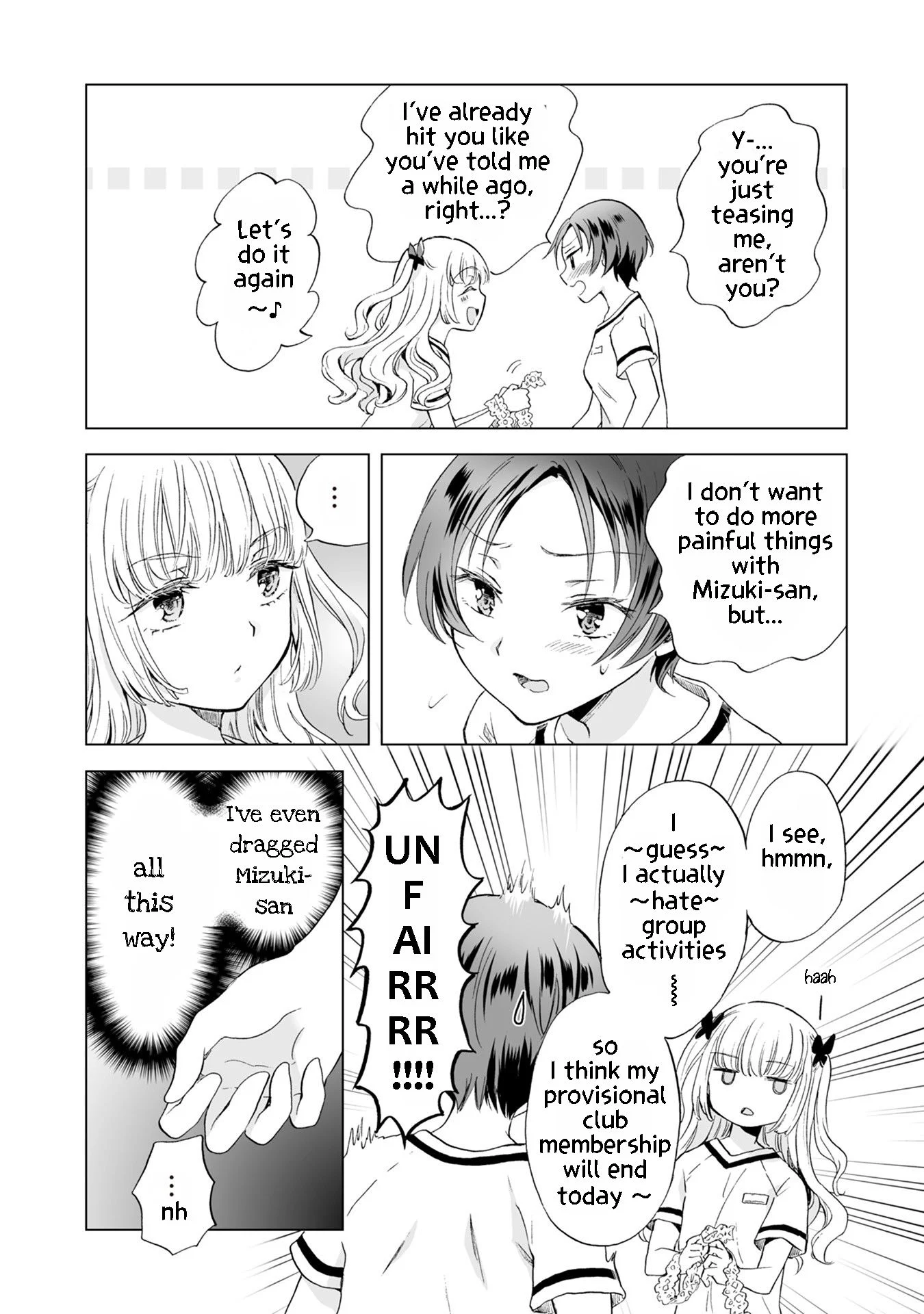 Hearts of Two Girls Will Be Connect, Only by Their Painful Acts Chapter 9 - Page 8